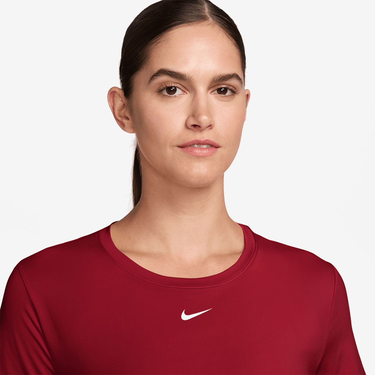 Nike One Classic T-Shirt - Tough Red/White