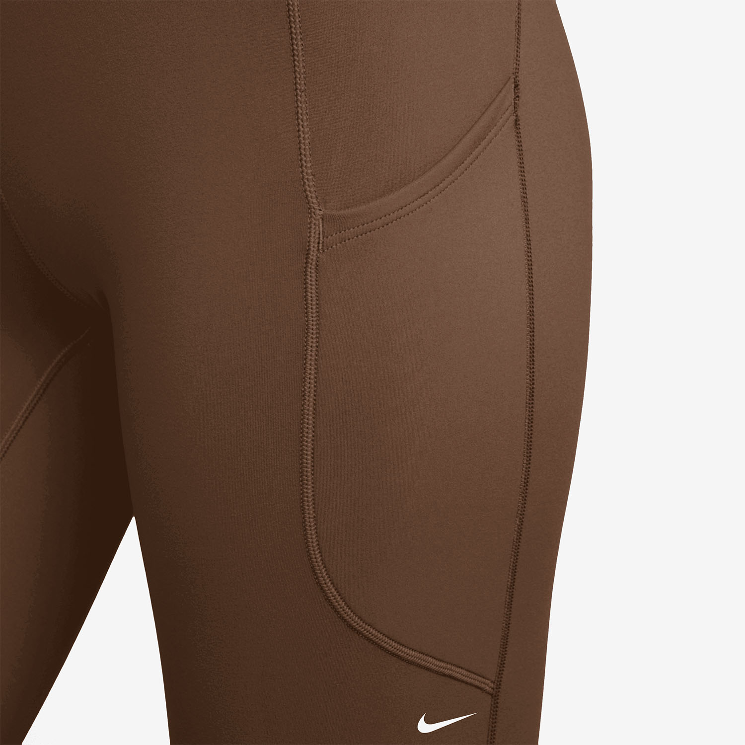 Nike One Logo 7/8 Tights - Cacao Wow/White