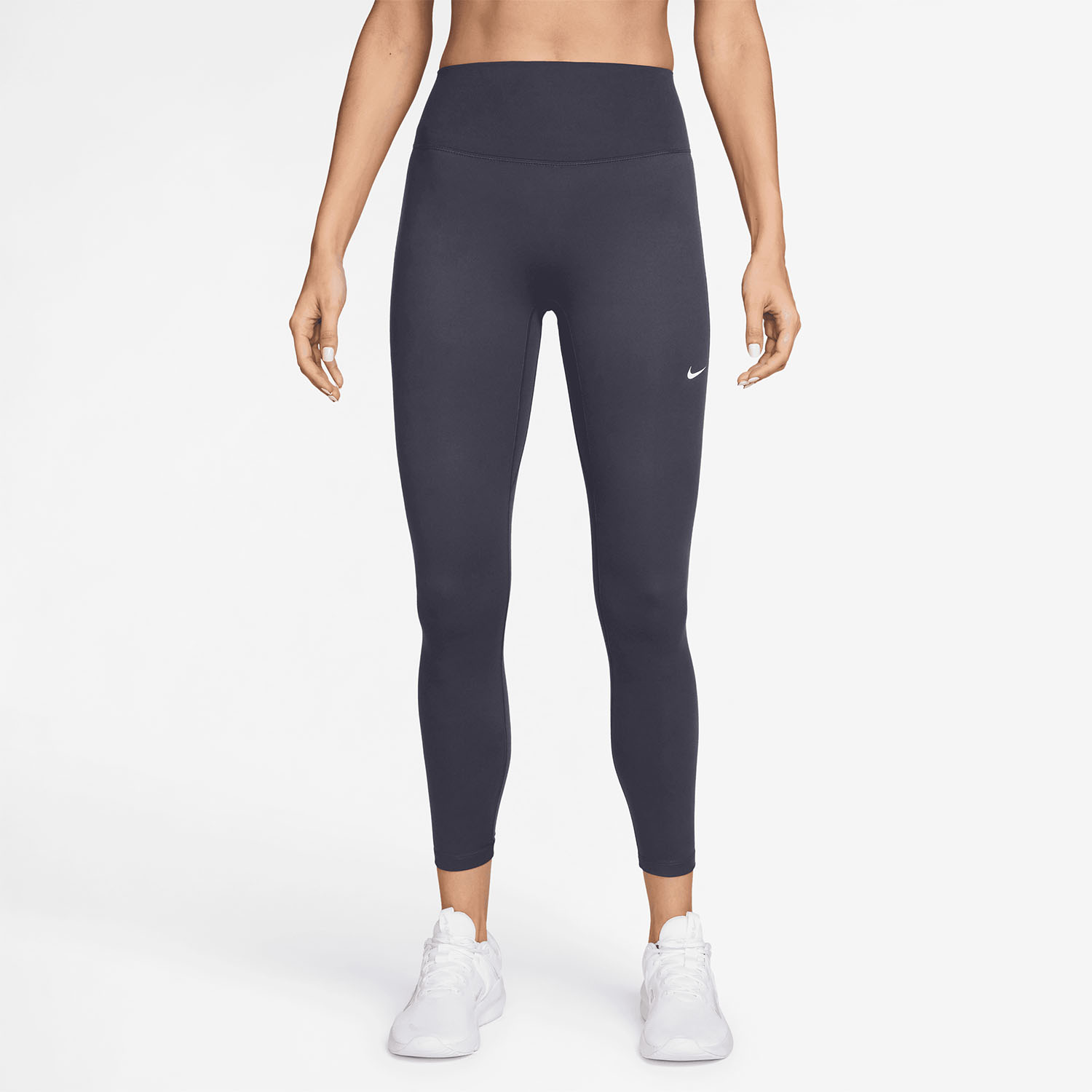 Nike One Logo 7/8 Tights - Gridiron/White