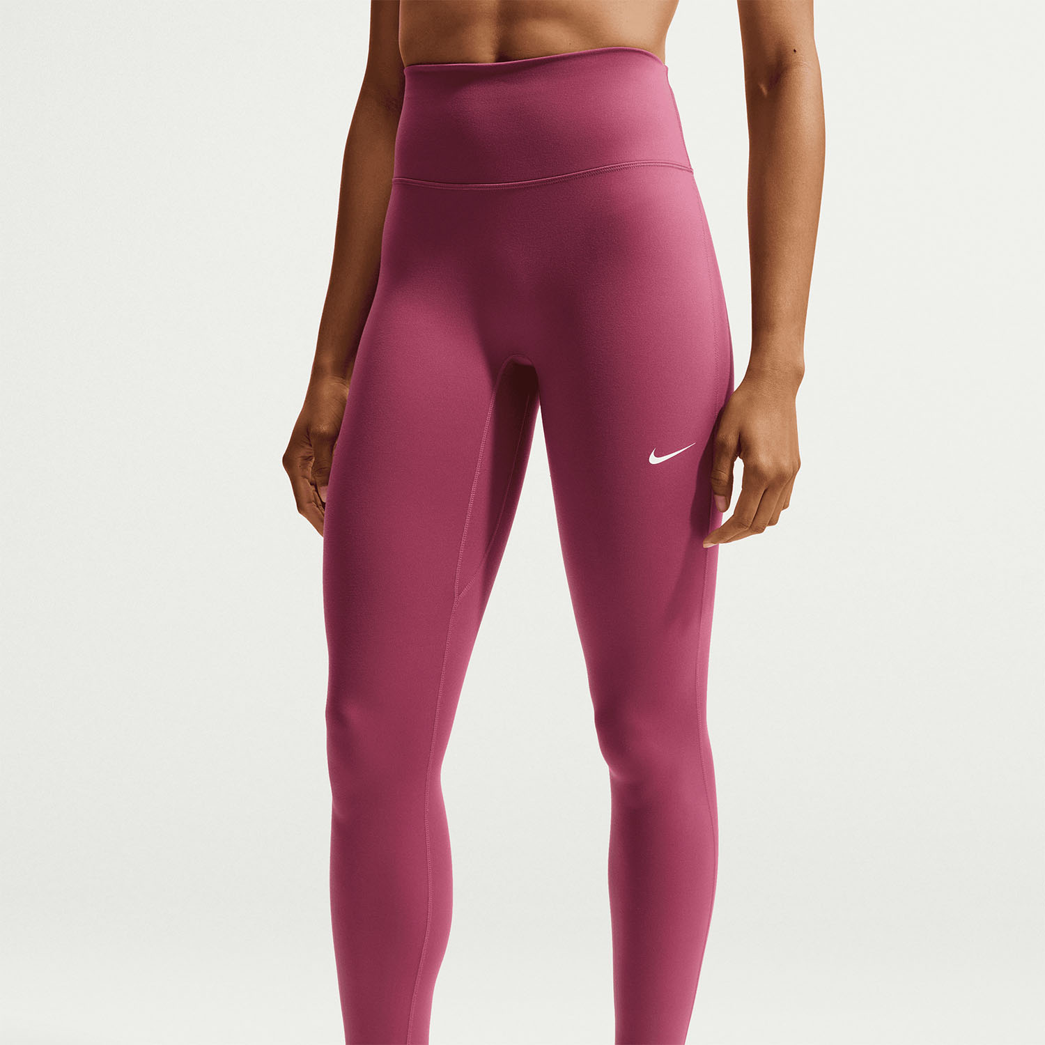 Nike One Logo 7/8 Tights - Pink Smoke/White