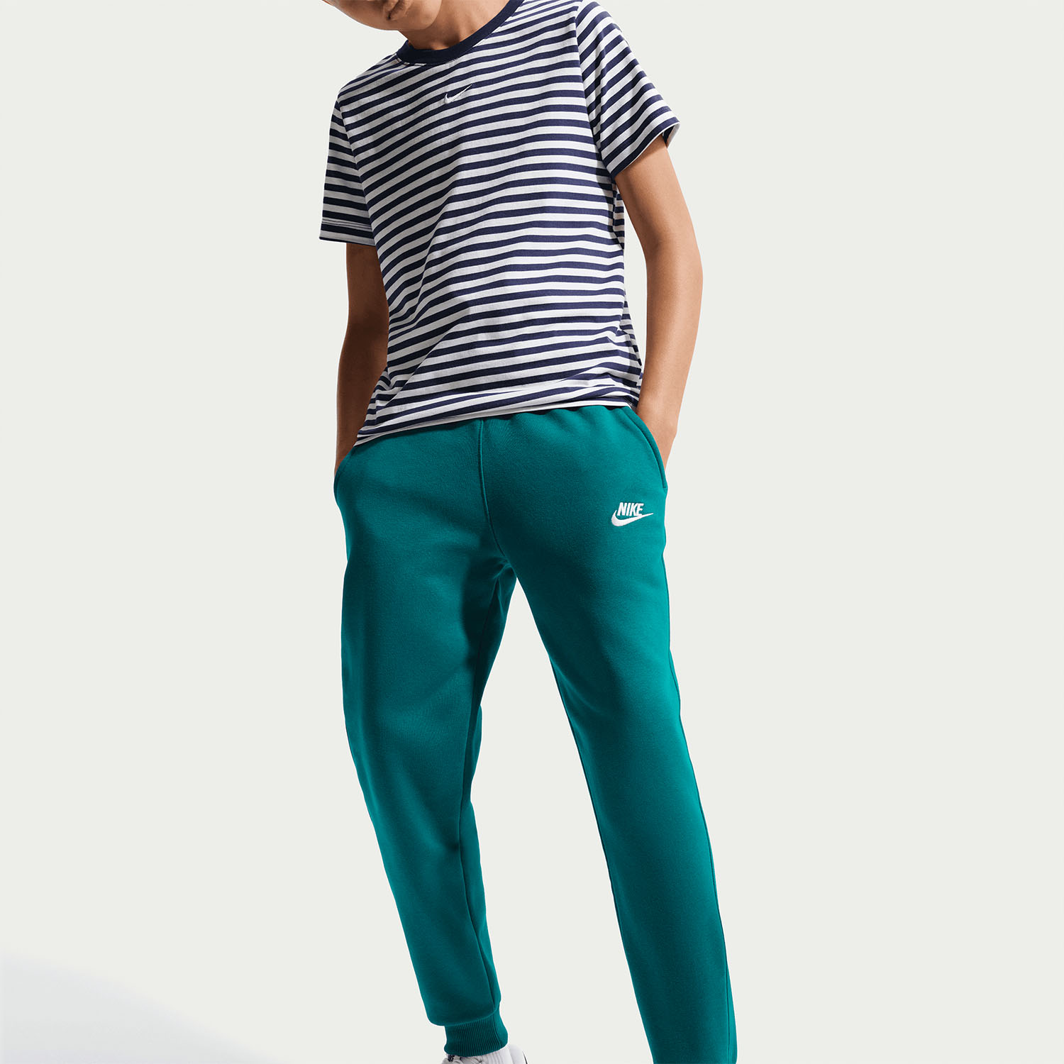 Nike Sportswear Club Pants Junior - Bright Spruce/White