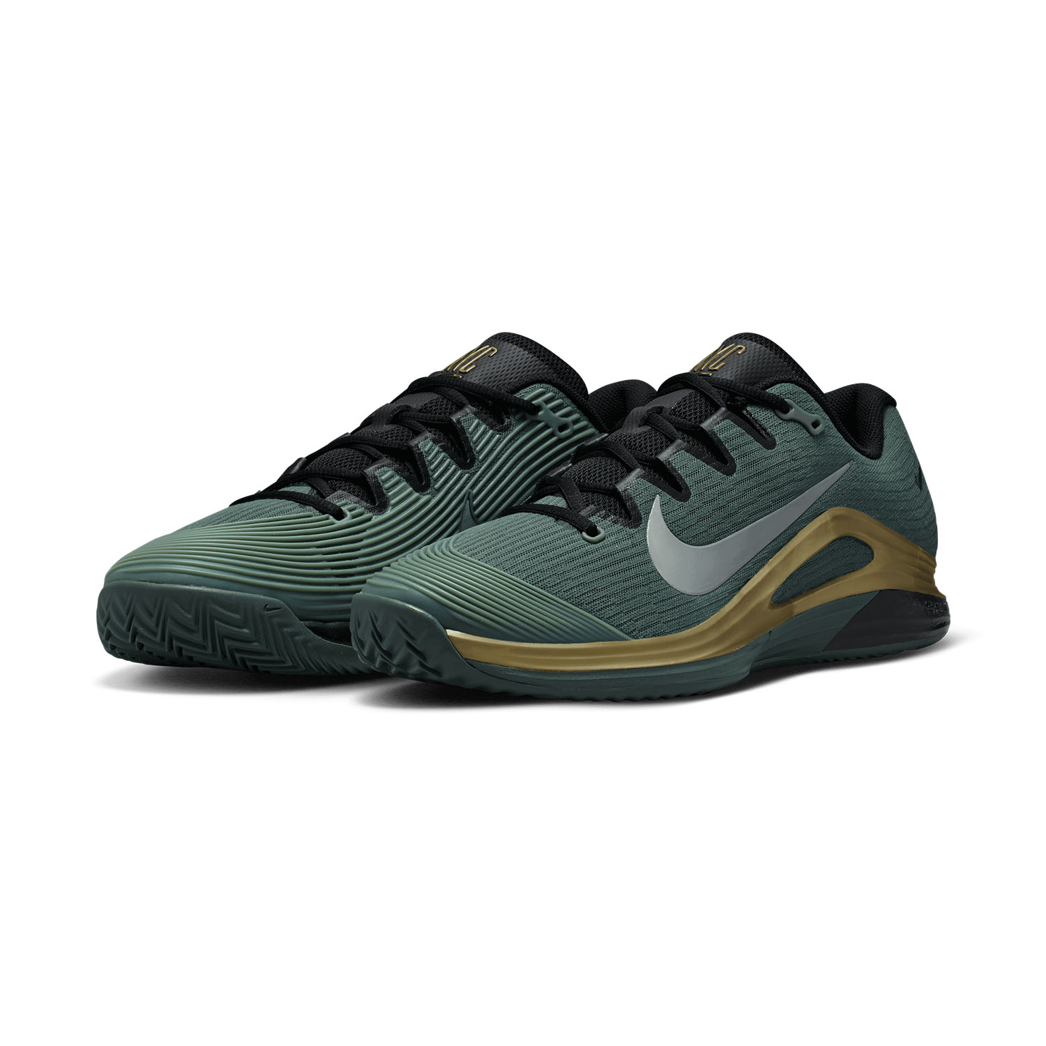 Nike Vapor 12 Clay Premium - Camo Green/Pure Platinum/Metallic Gold