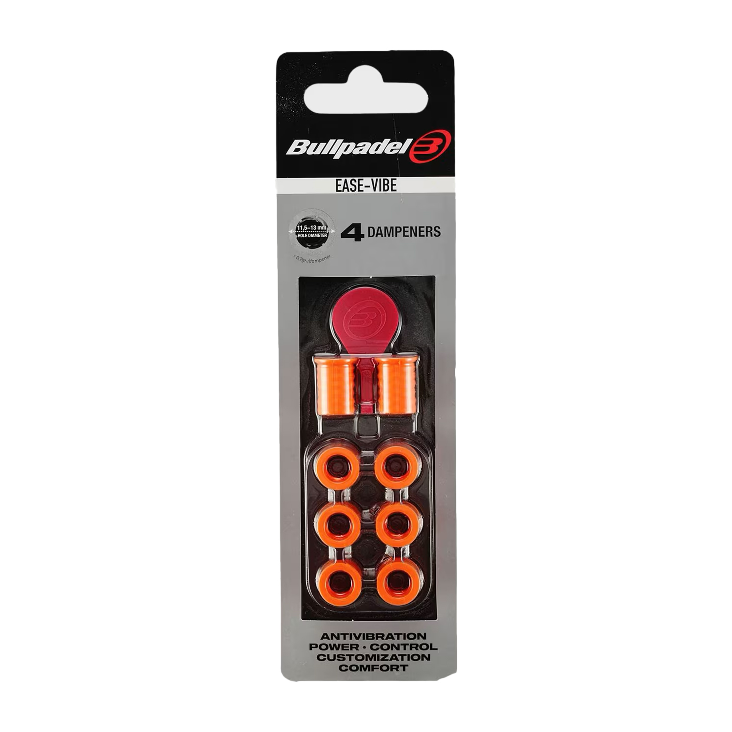 Bullpadel Ease Vibe Dampeners - Naranja