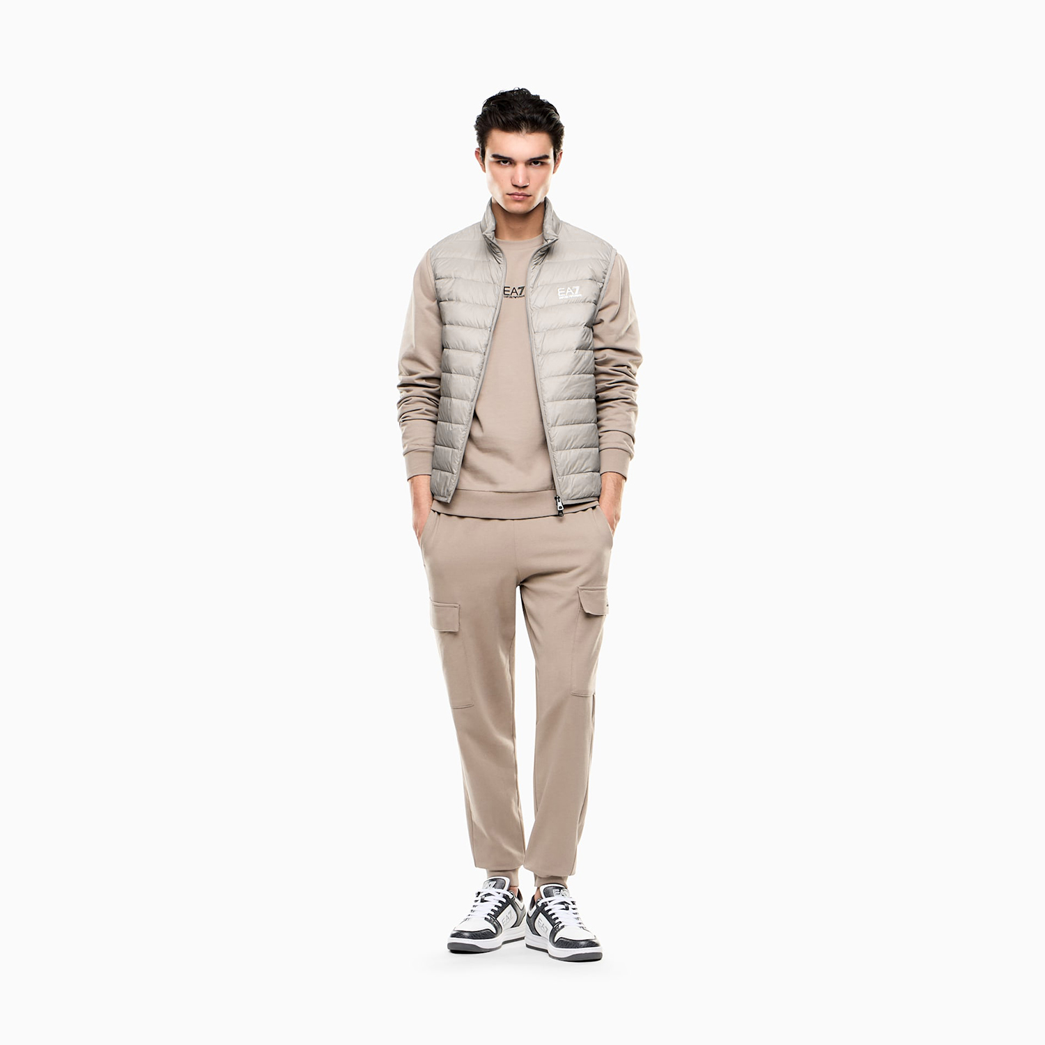EA7 Core Identity Vest - Gray Violet