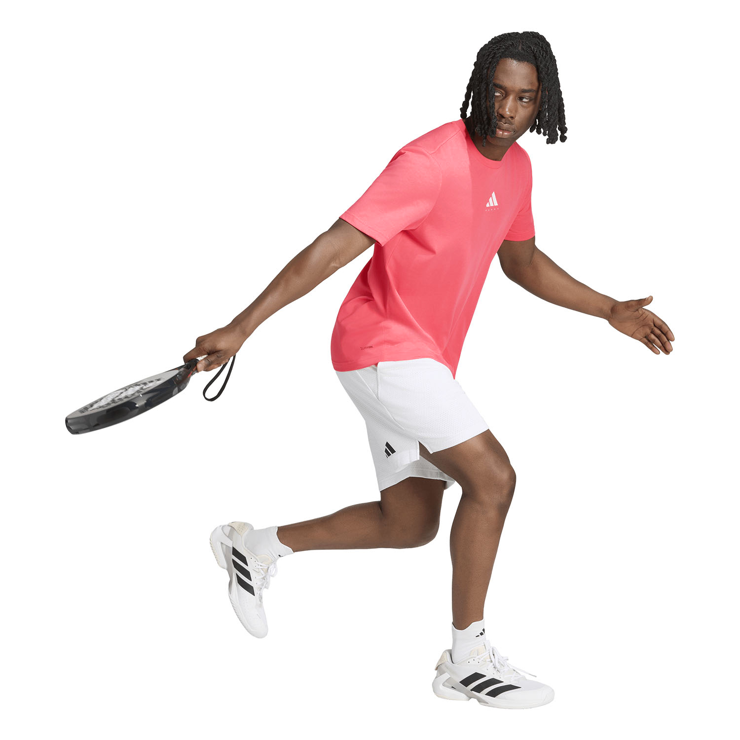 adidas Padel Category Graphic T-Shirt - Pure Turbo