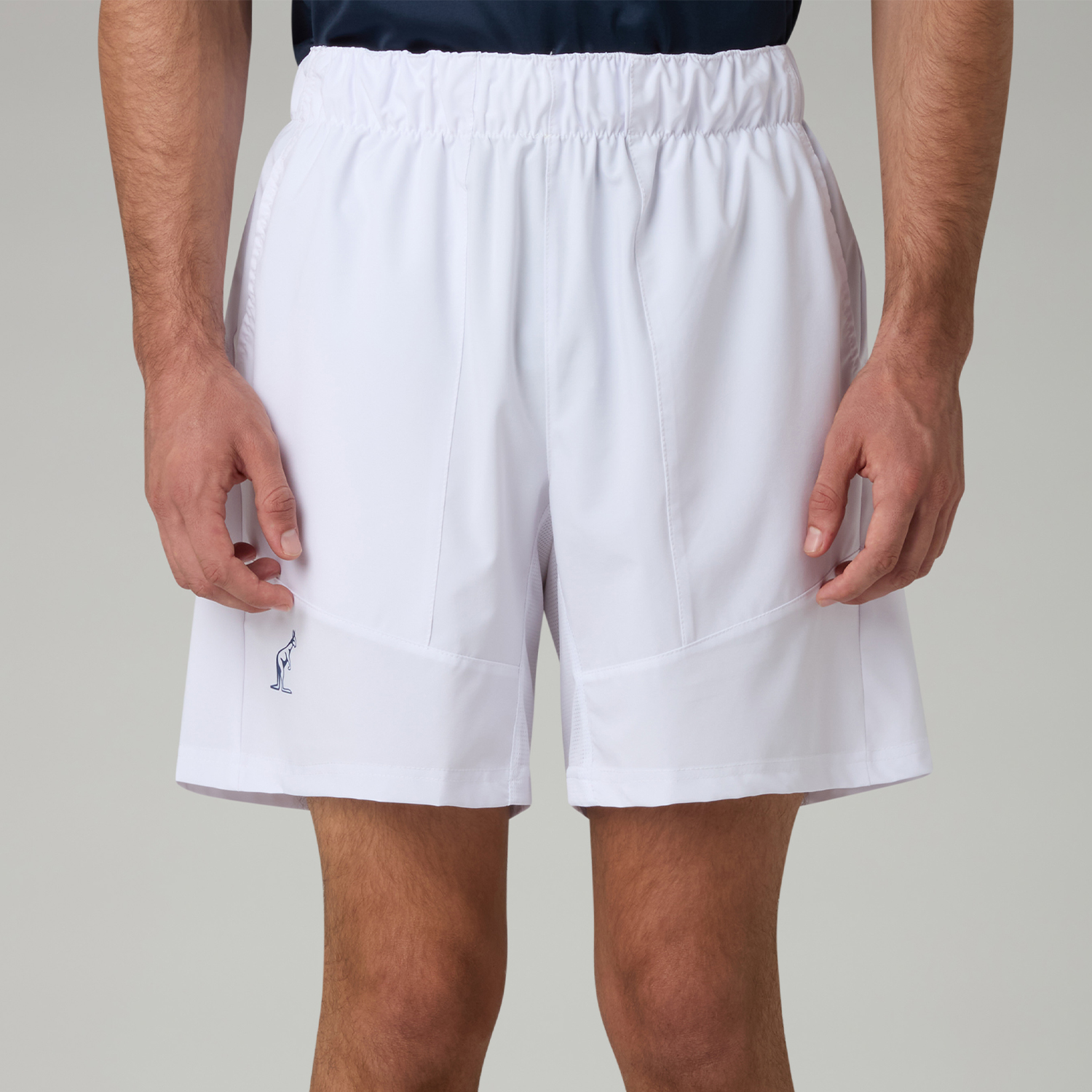 Australian Performance Slam 7in Shorts - Bianco/Blu Navy