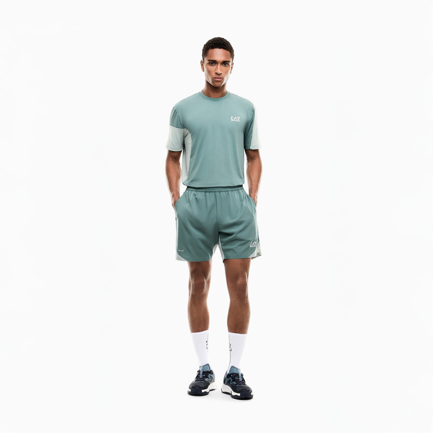 EA7 Pro Performance T-Shirt - Silver Pine