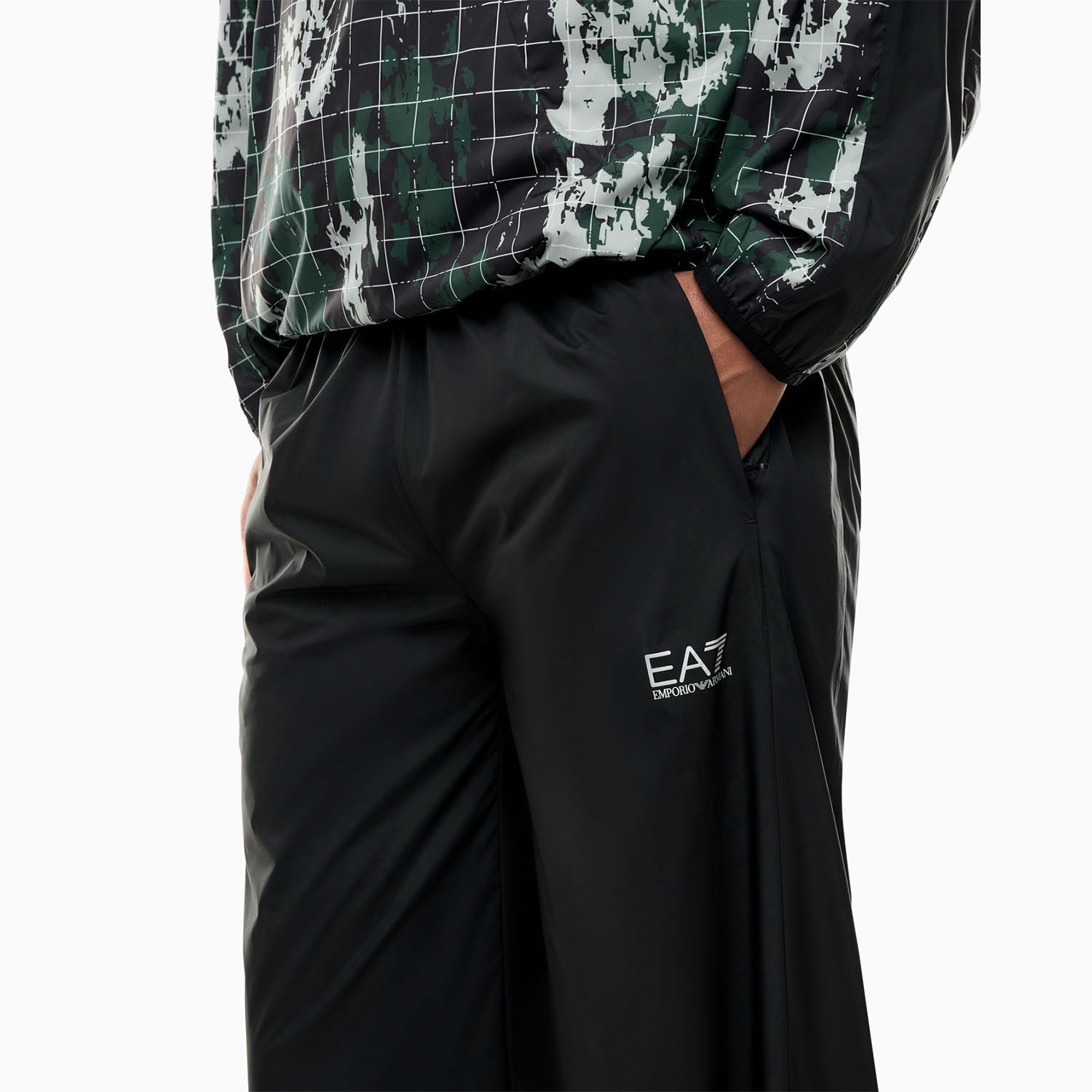 EA7 VENTUS7 Graphic Tracksuit - Fancy Camou Green Black