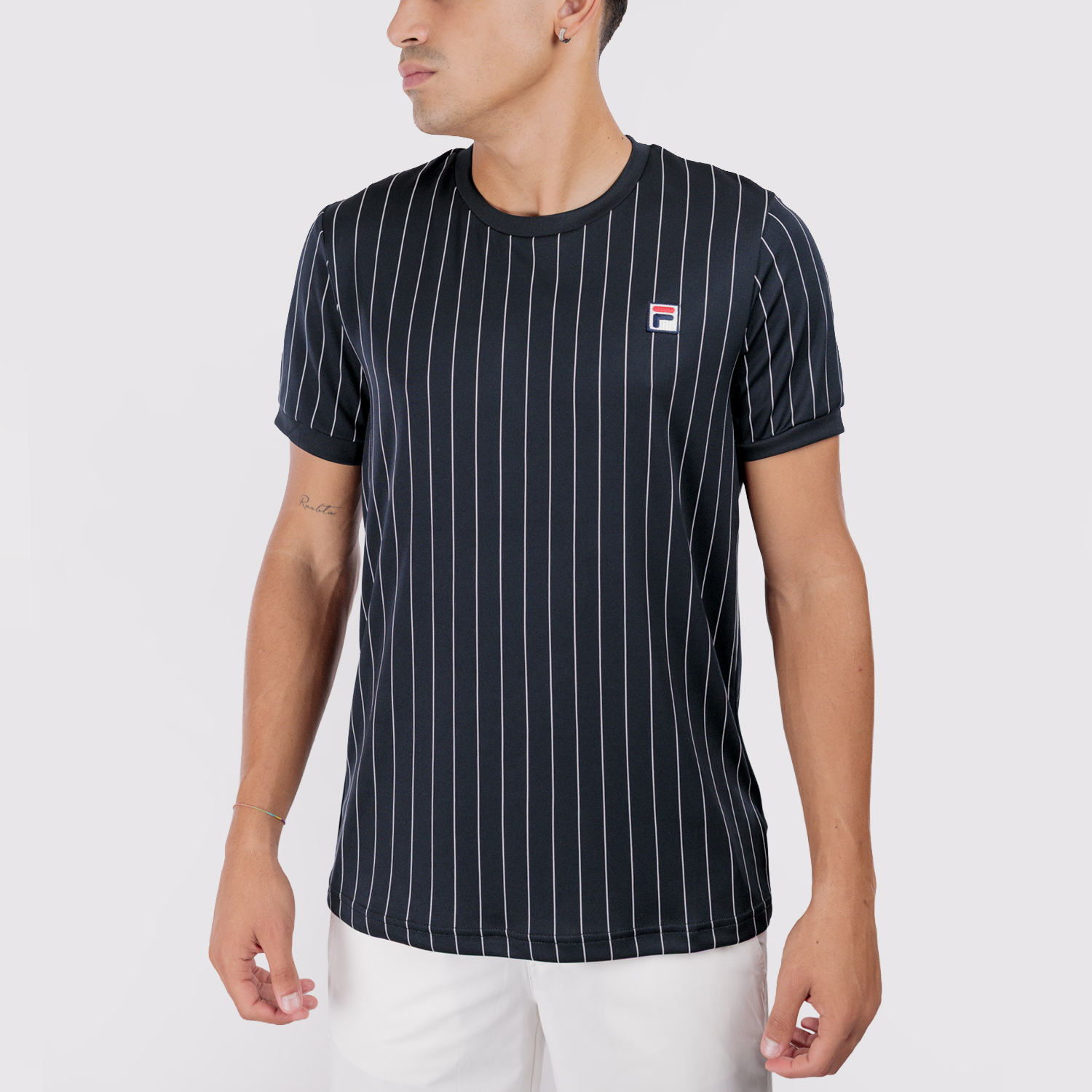 Fila BB Stripes T-Shirt - Black/White