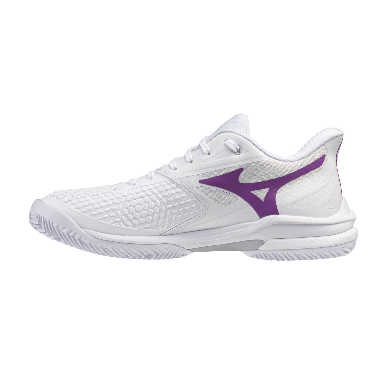 Mizuno Wave Exceed Tour 7 Clay - White/Dahlia/Lava Orange
