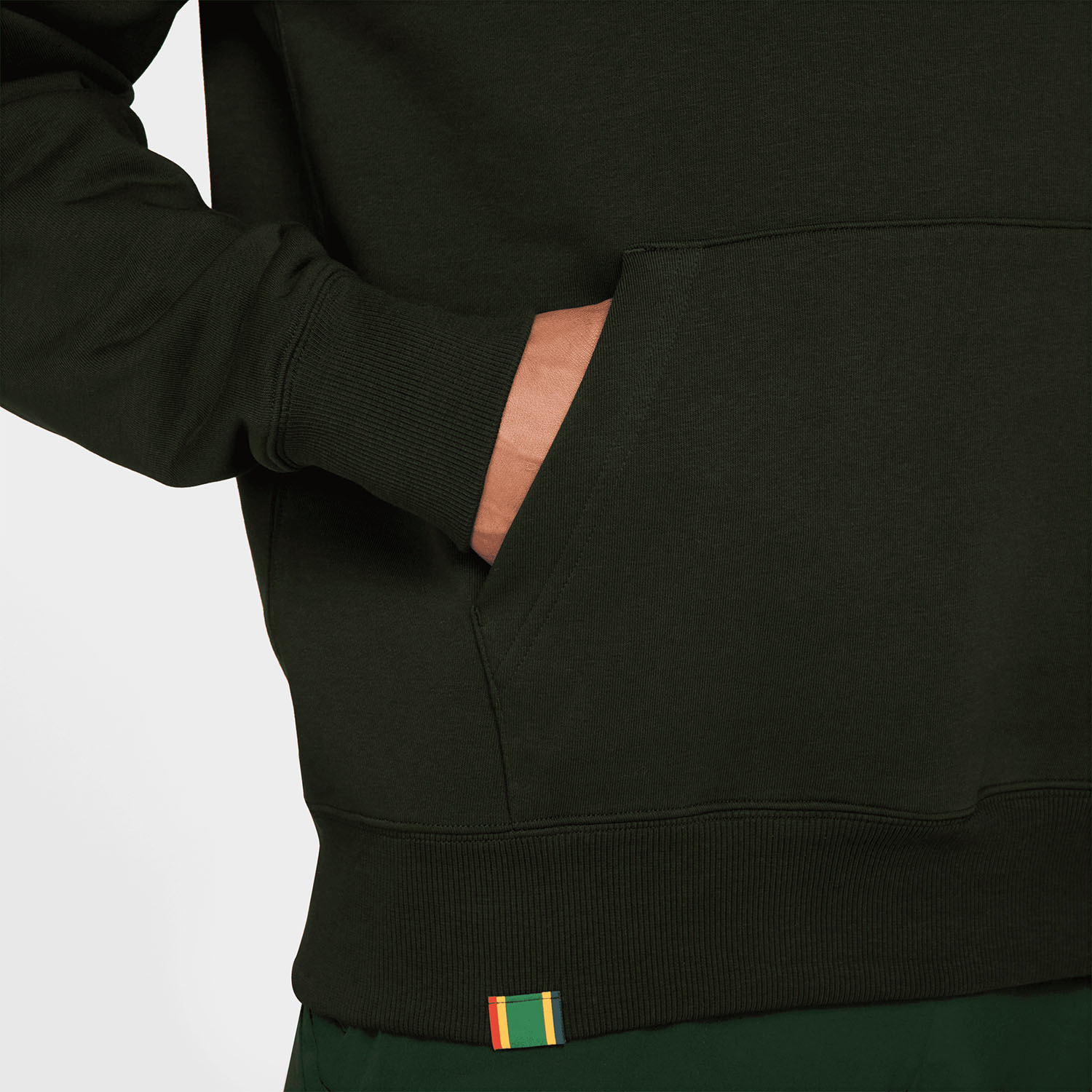 Nike Court Dri-FIT Hoodie - Black Spruce/White