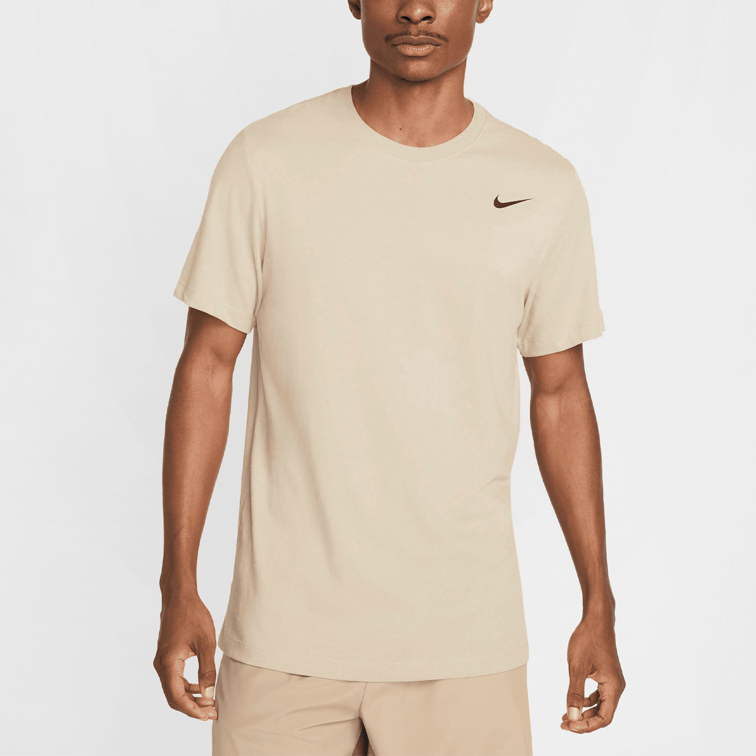 Nike Dri-FIT Court T-Shirt - Desert Khaki/Black