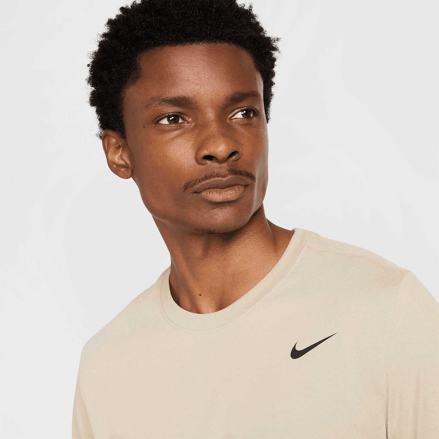 Nike Dri-FIT Court T-Shirt - Desert Khaki/Black