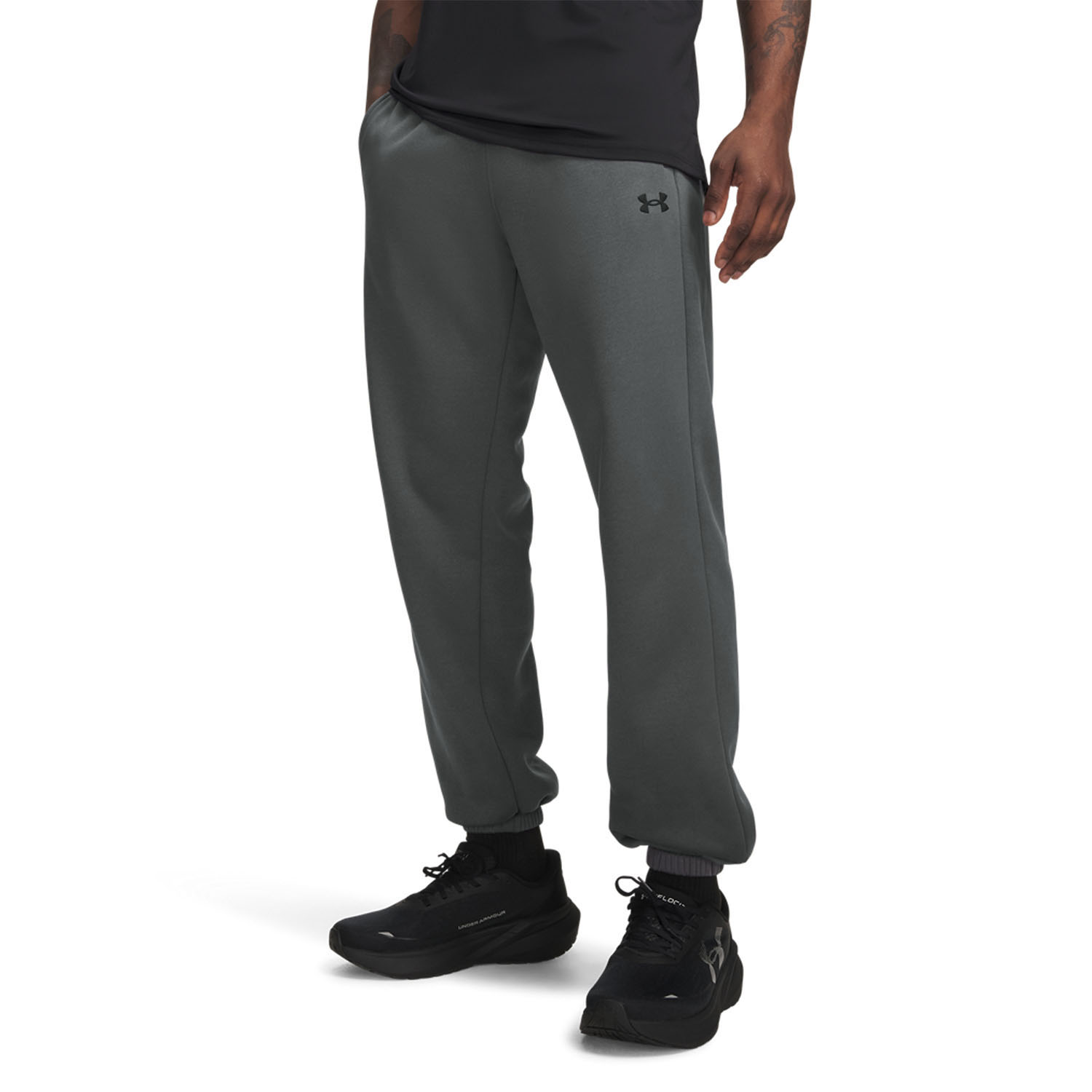 Under Armour Fleece Pants - Castlerock/Black