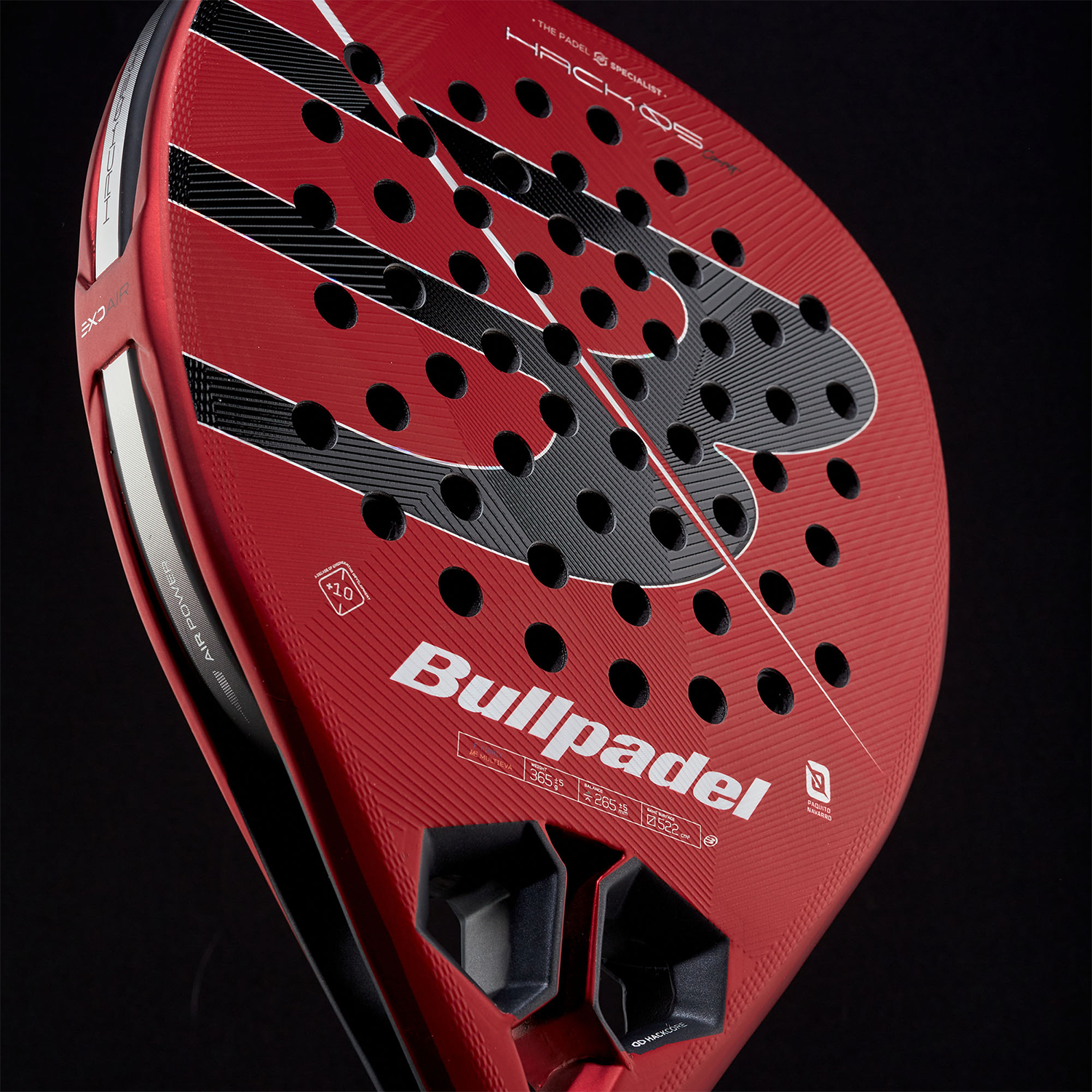 Bullpadel Hack 05 CMF Padel - Red/Black