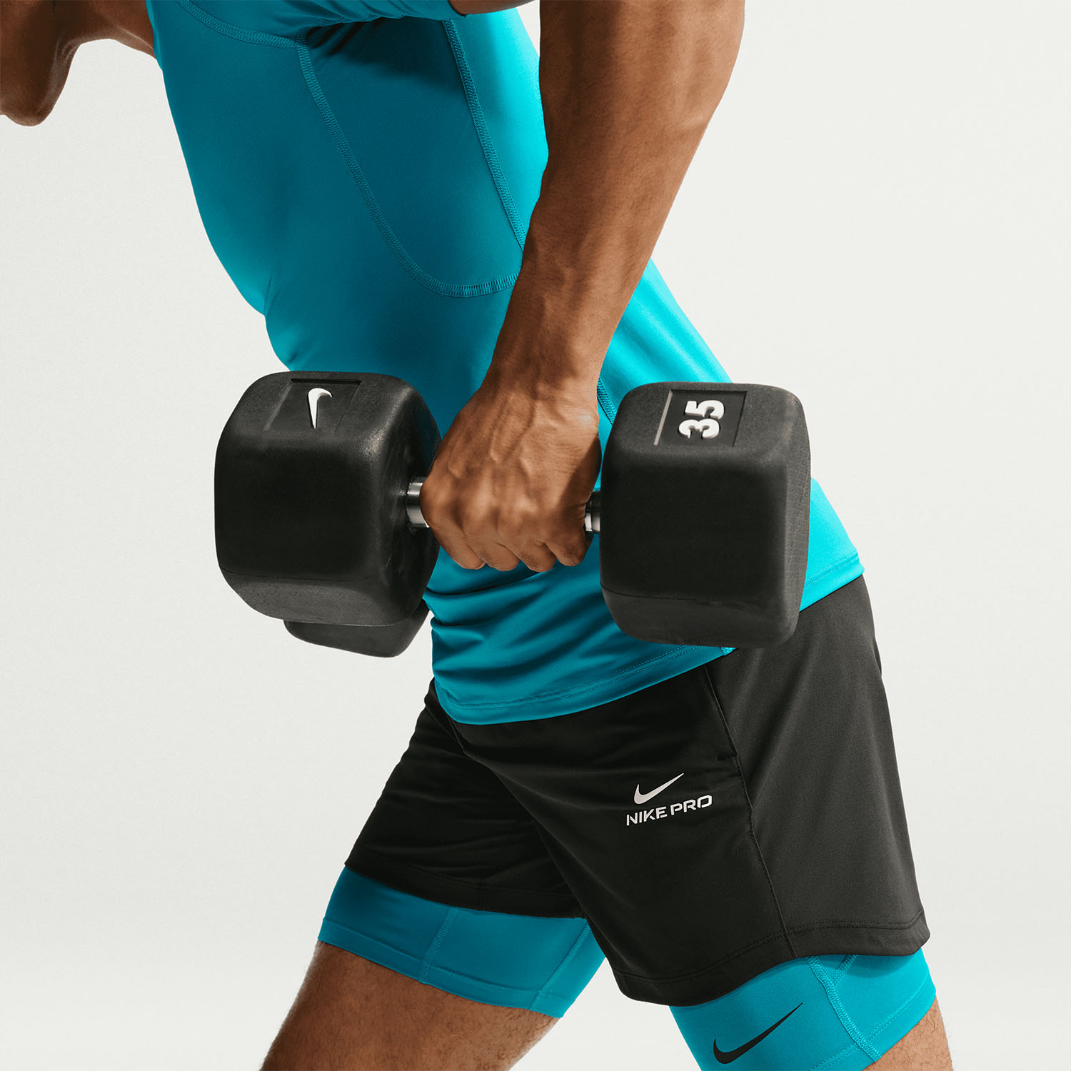 Nike Pro Short Tights - Energy/Black