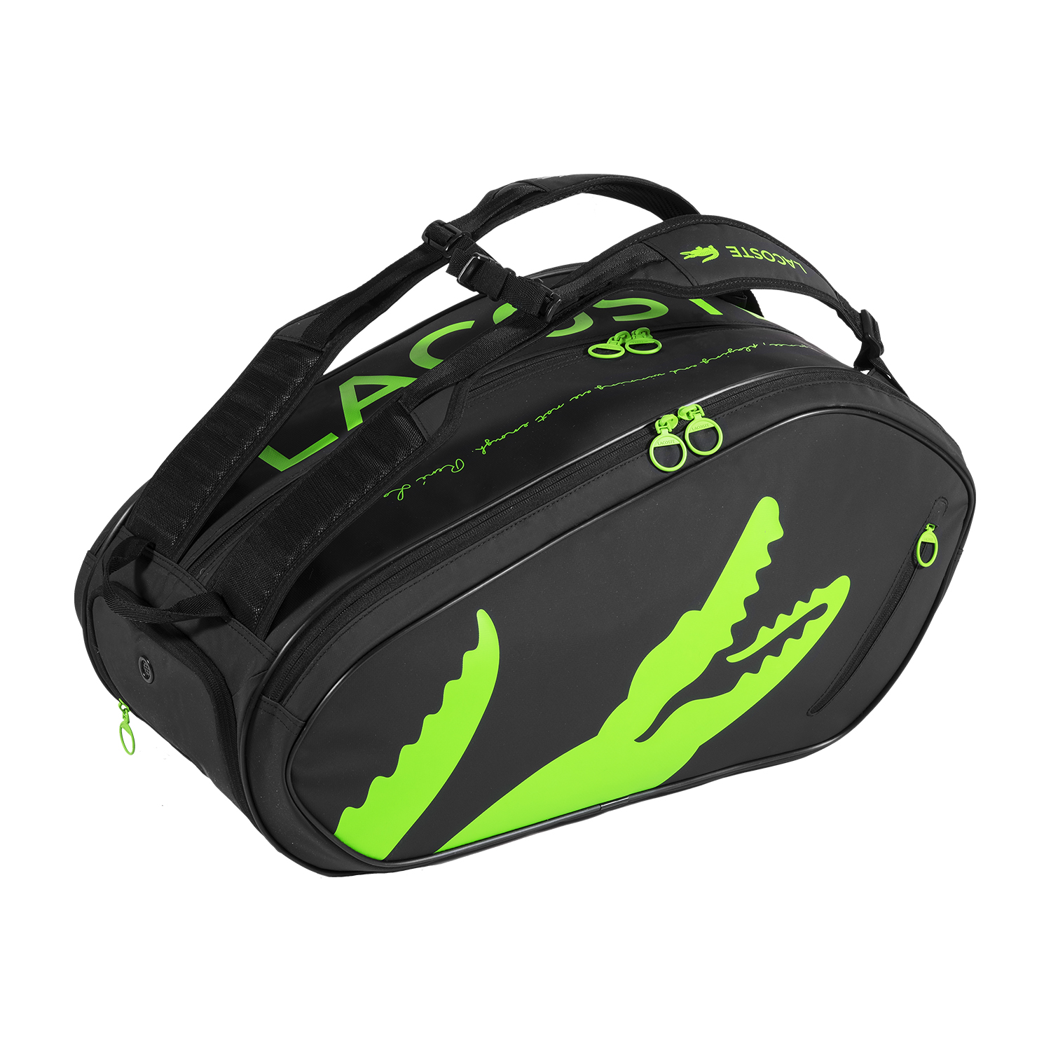 Lacoste Pro Bag - Noir/Vert