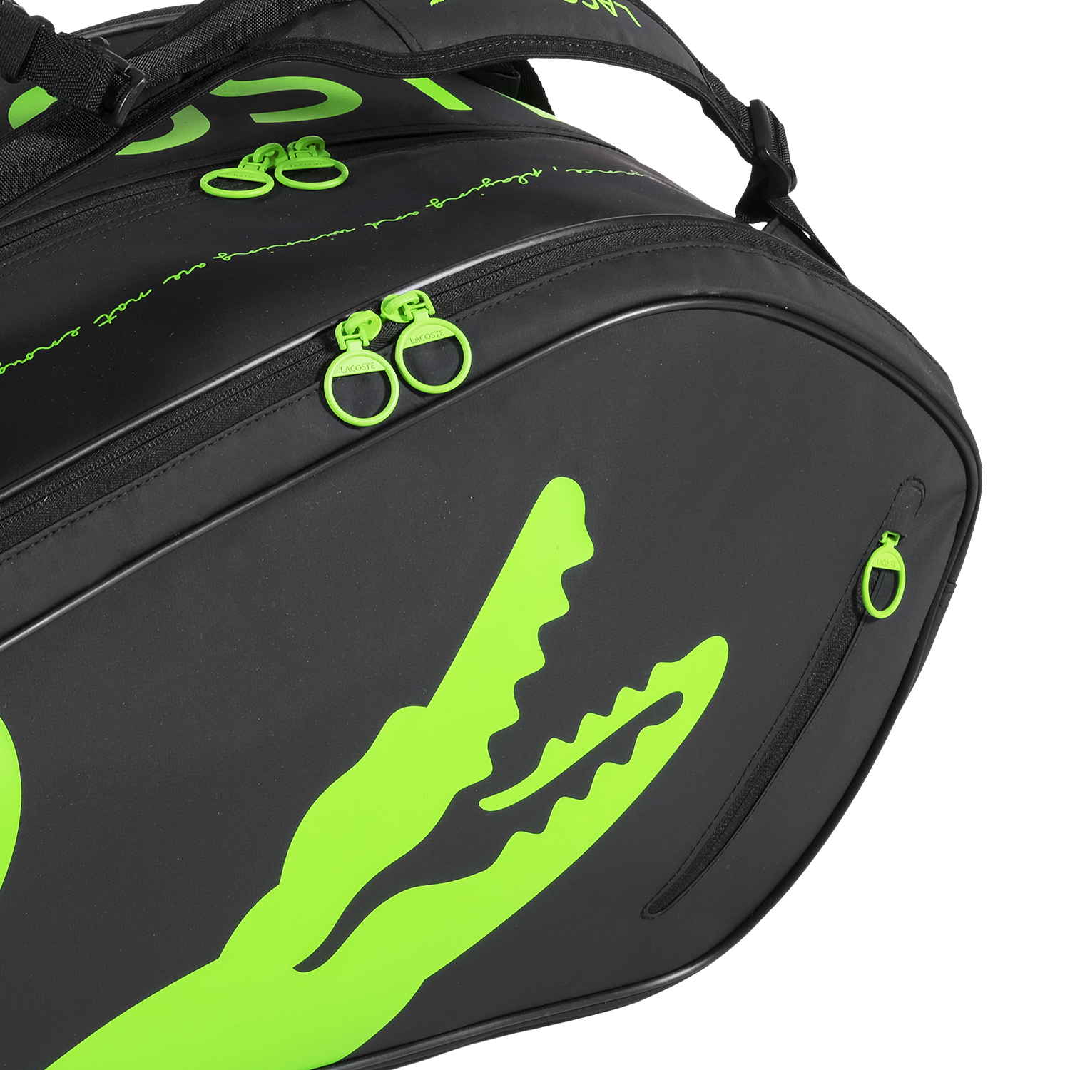 Lacoste Pro Bag - Noir/Vert
