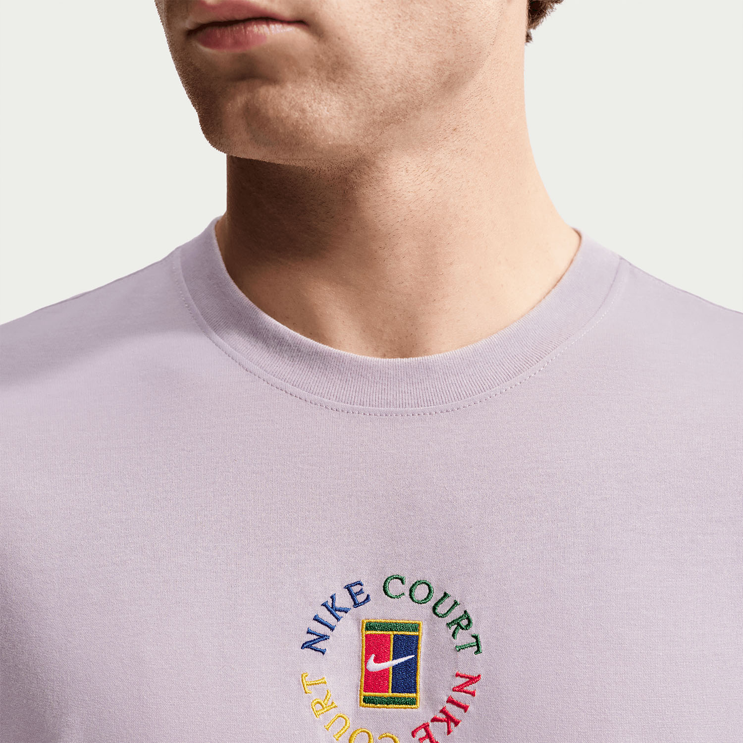 Nike Court Dri-FIT Heritage Maglietta - Silver Lilac