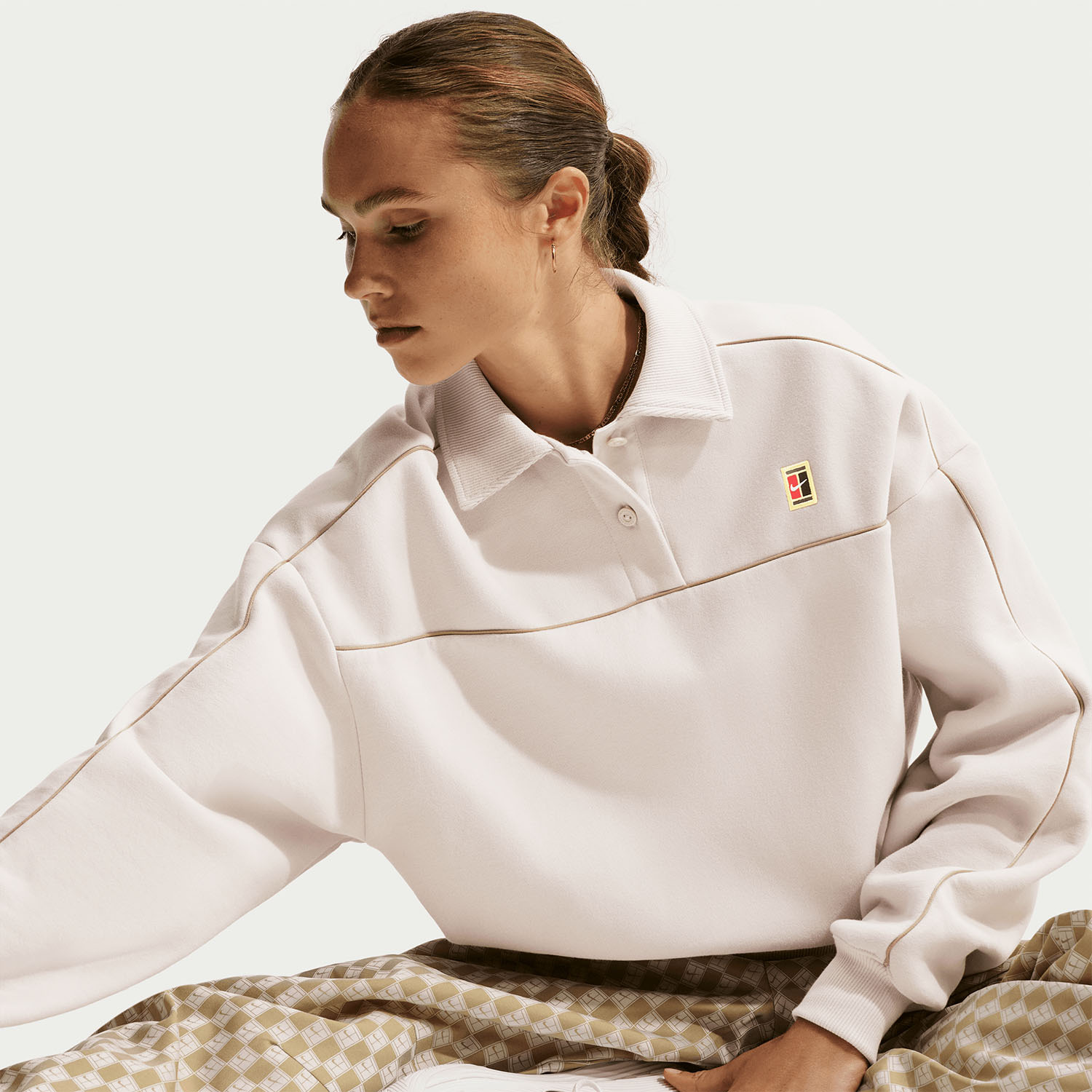 Nike Court Pro Sweatshirt - Light Orewood Brown
