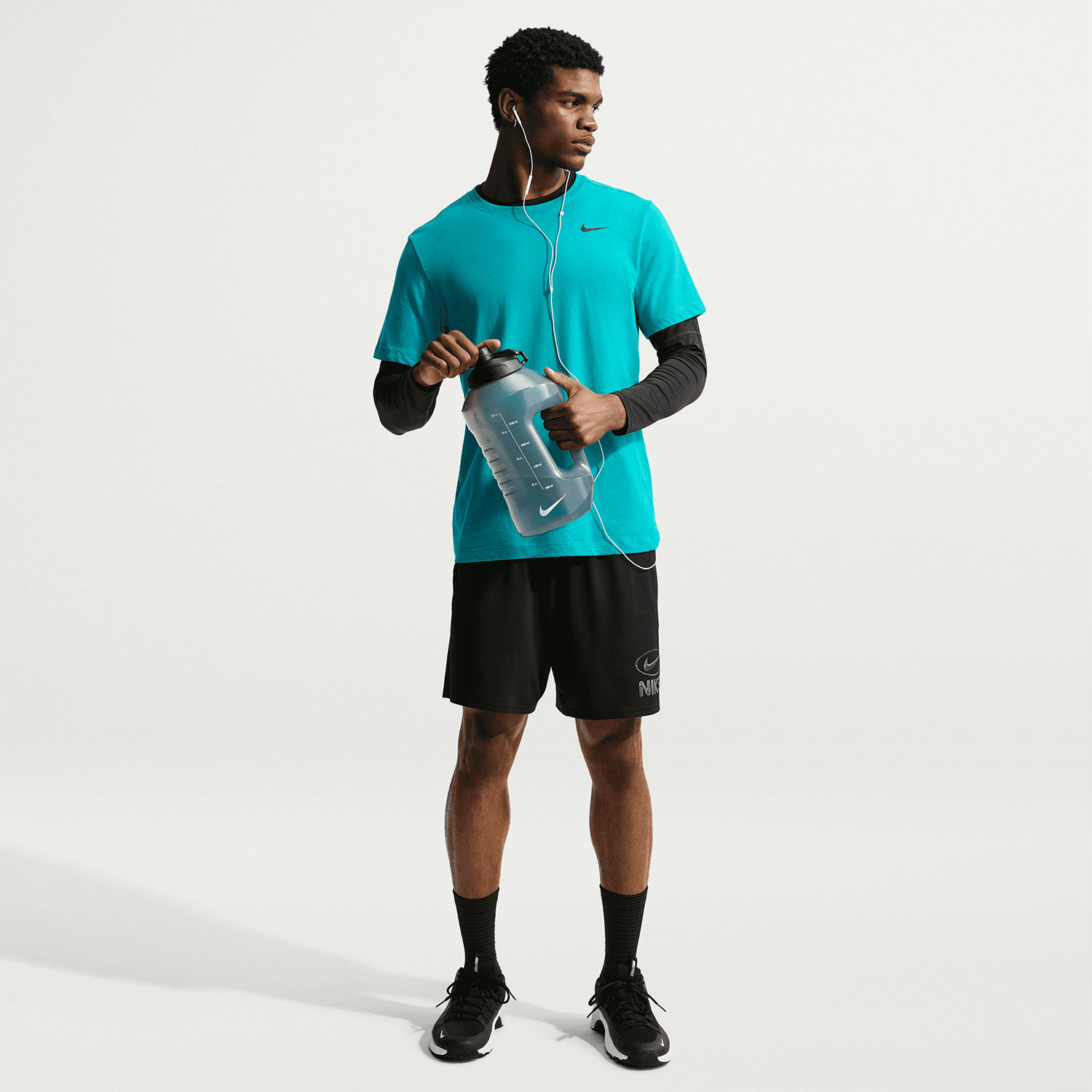 Nike Dri-FIT Court Logo Maglietta - Energy/Black