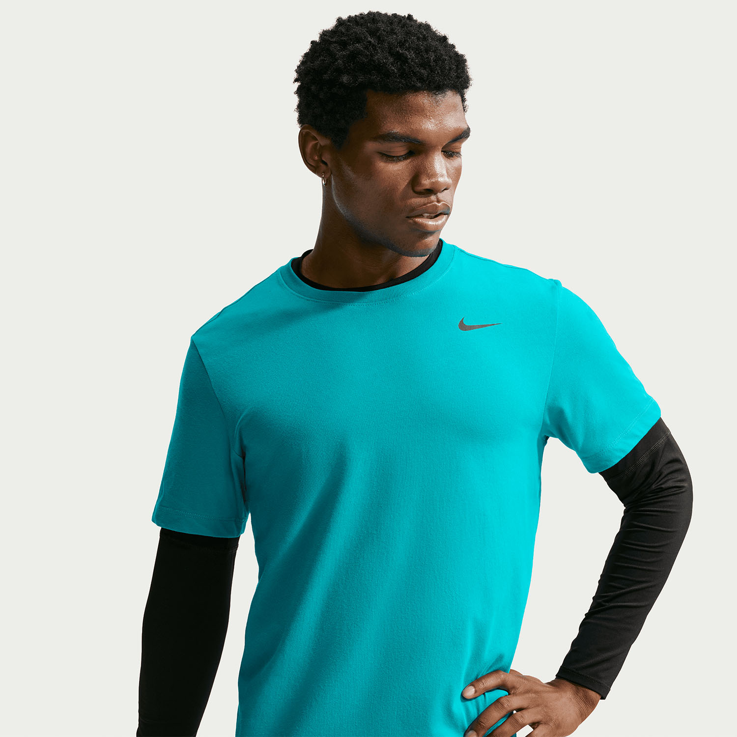 Nike Dri-FIT Court Logo Maglietta - Energy/Black