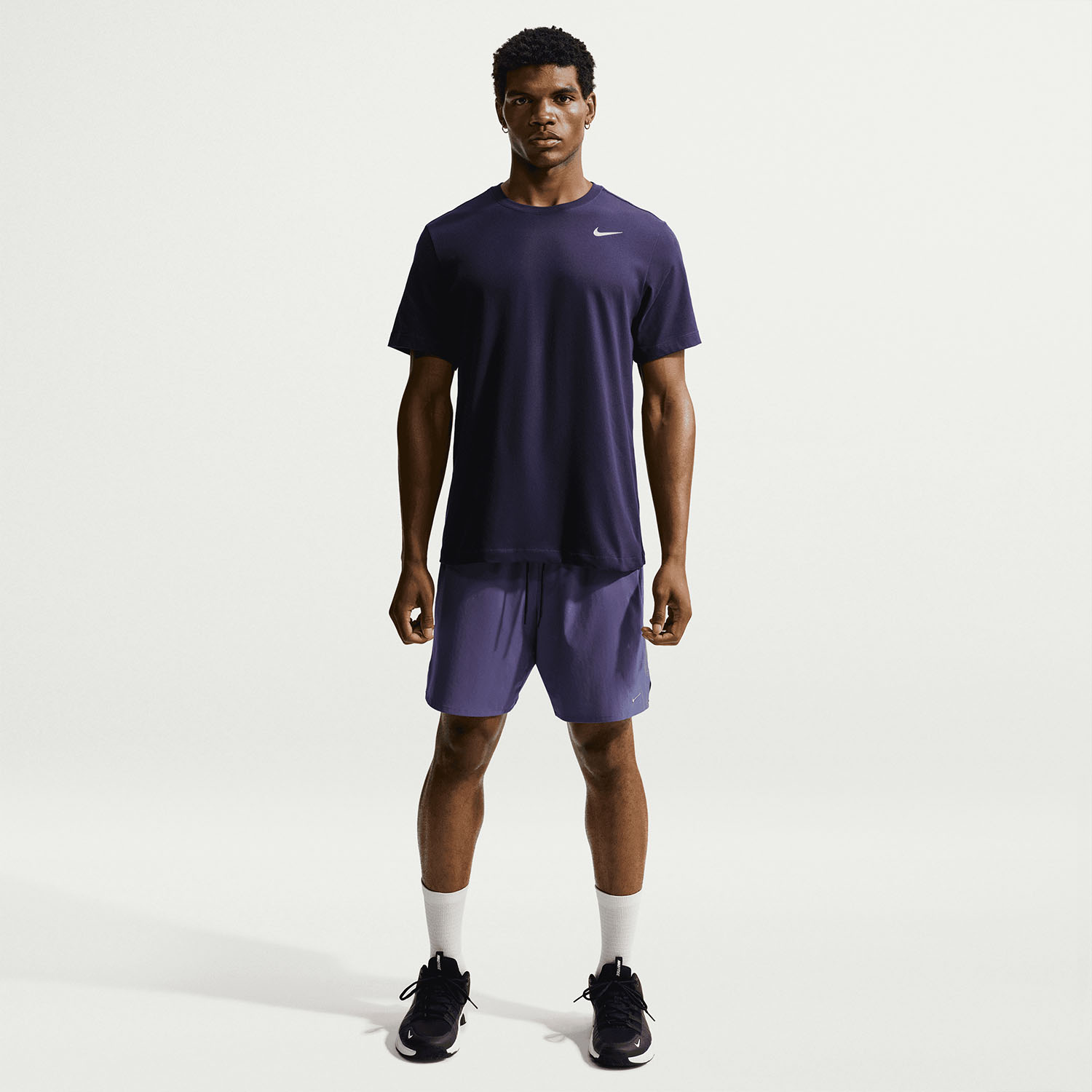 Nike Dri-FIT Court Logo Maglietta - Purple Dynasty/White