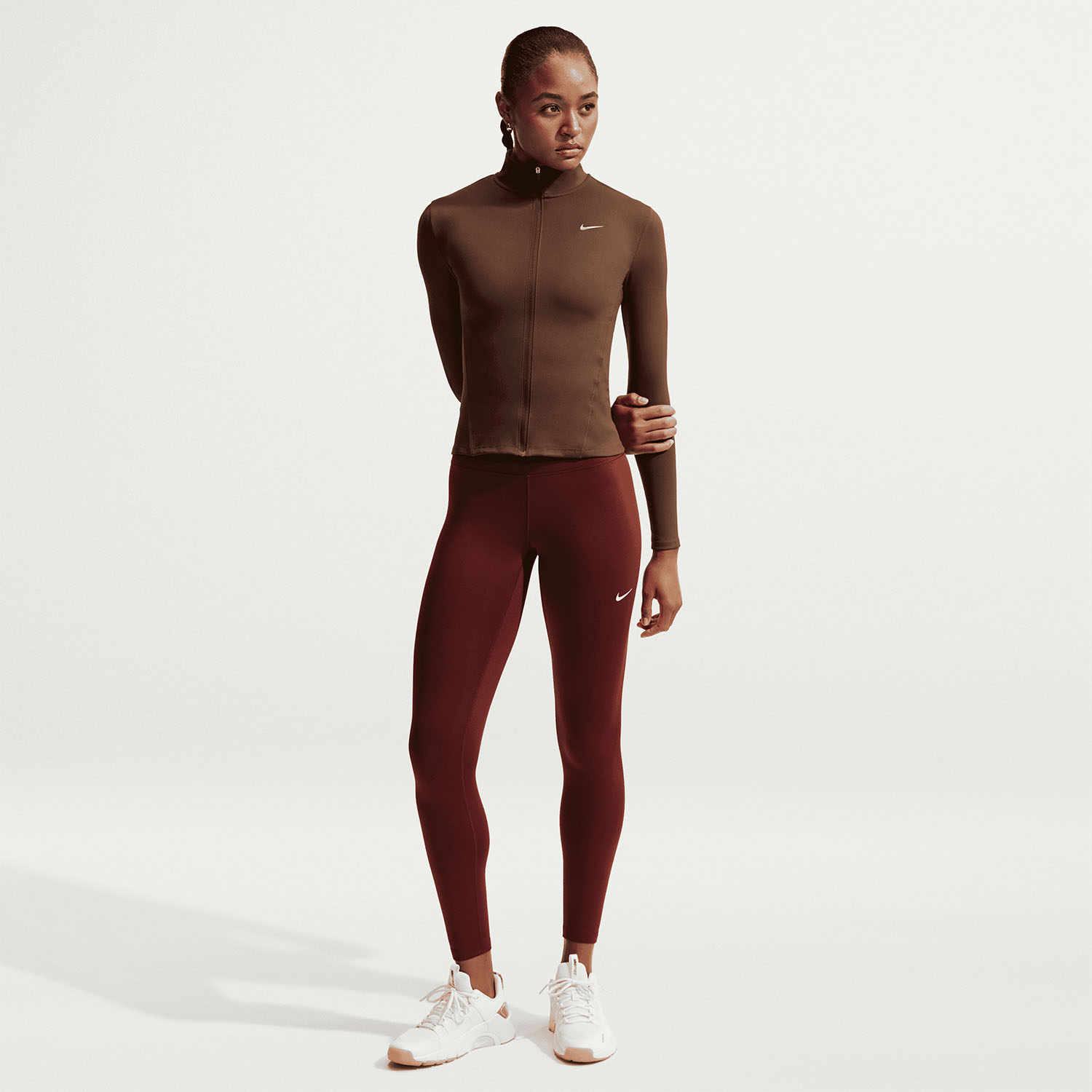 Nike One Jacket - Cacao Wow/White