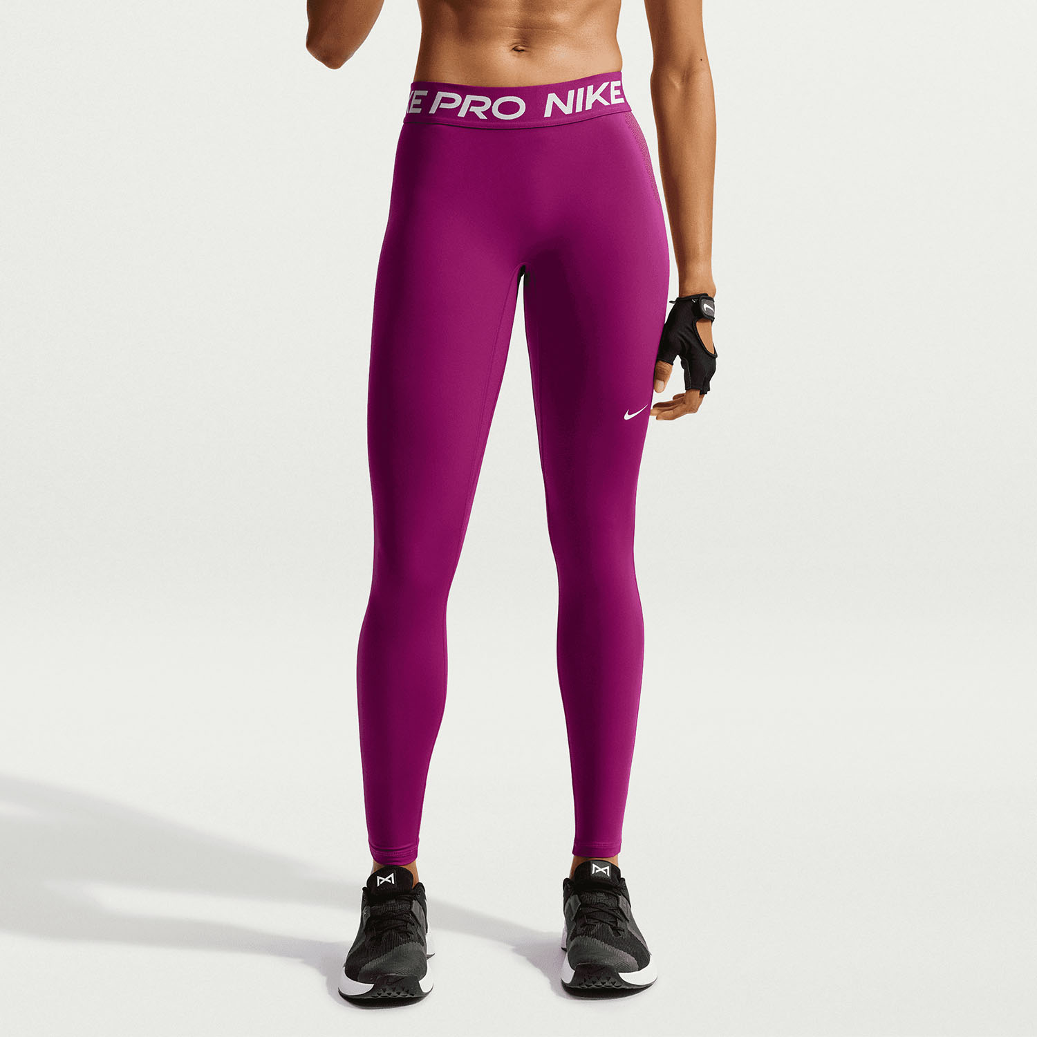 Nike Pro Tights - True Berry/White