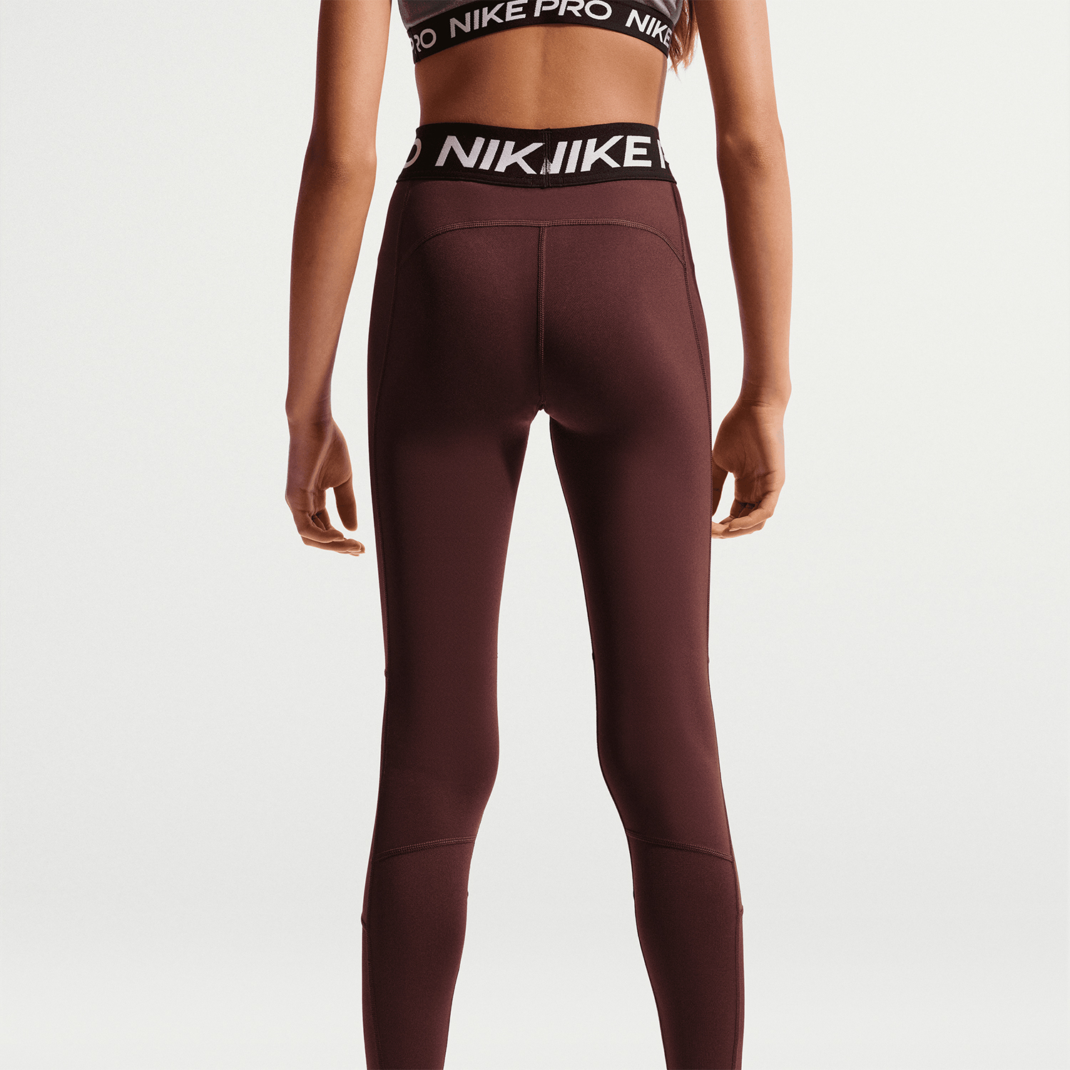 Nike Pro Tights Niña - Mystic Dates/White