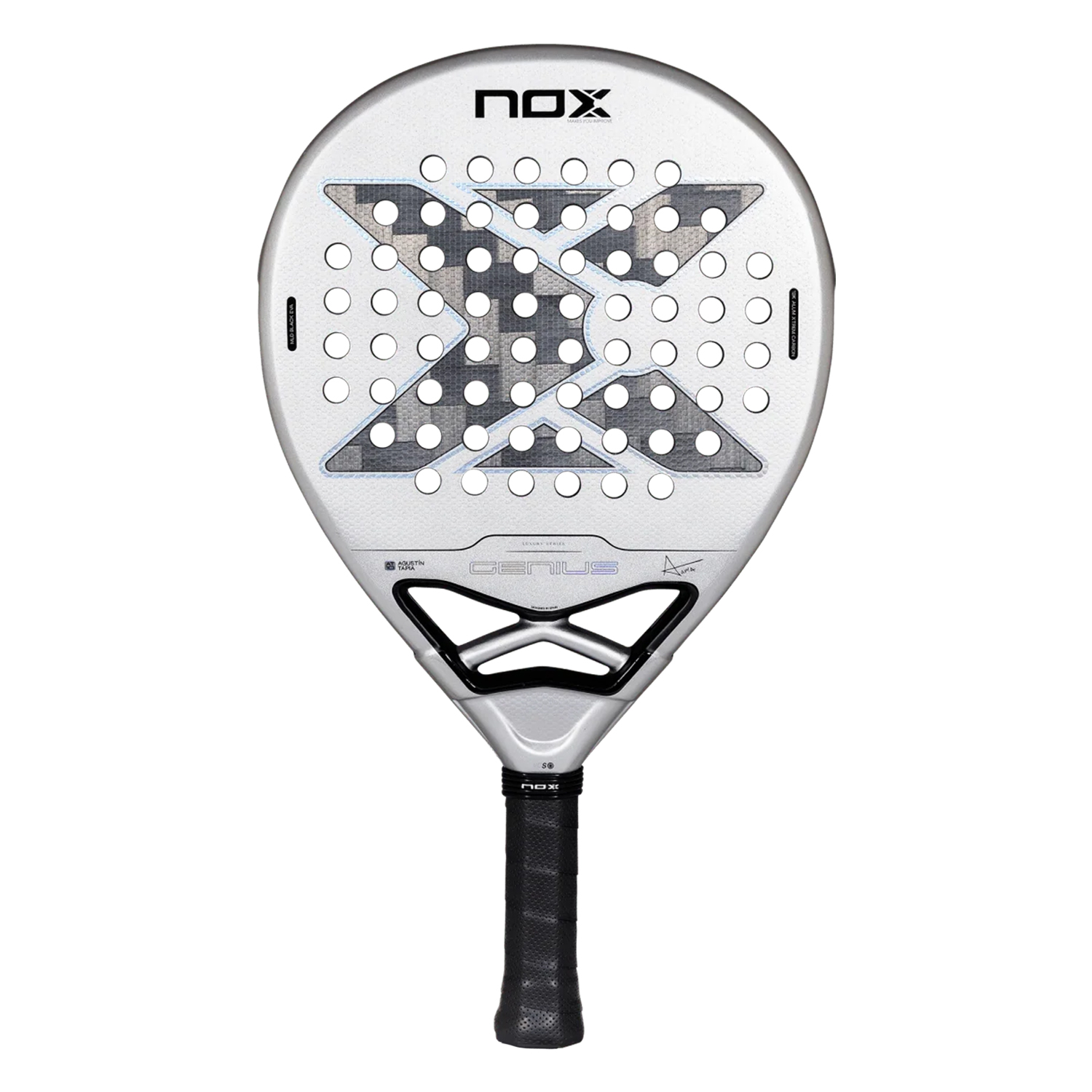 NOX AT10 Genius 12K Alum XTREM 2027 Padel - Silver/Black