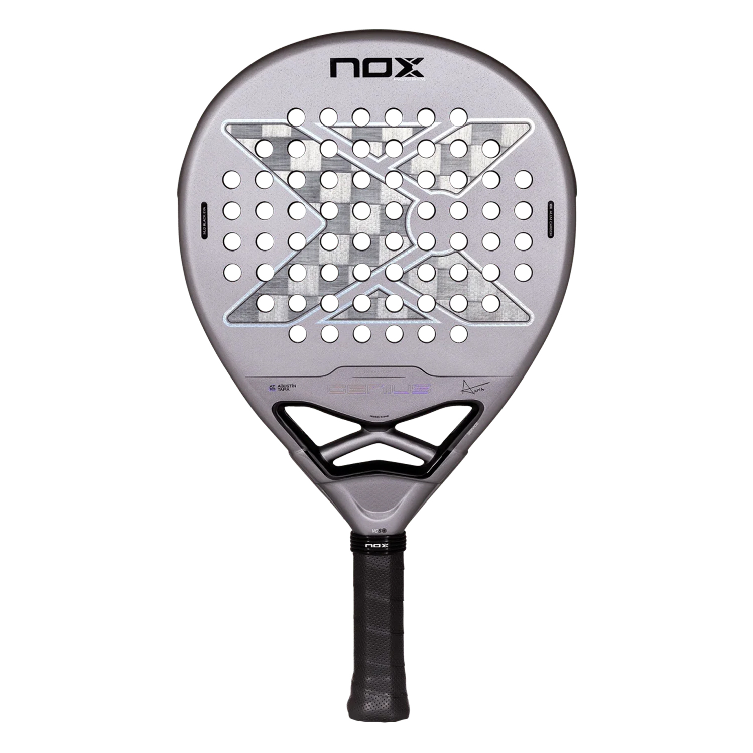 NOX AT10 Genius 18K Alum 2027 Padel - Silver/Black