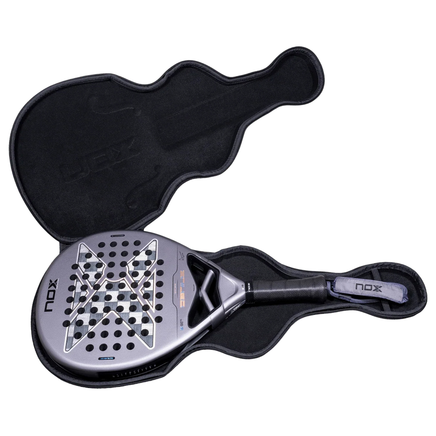 NOX AT10 Genius 18K Alum 2027 Padel - Silver/Black