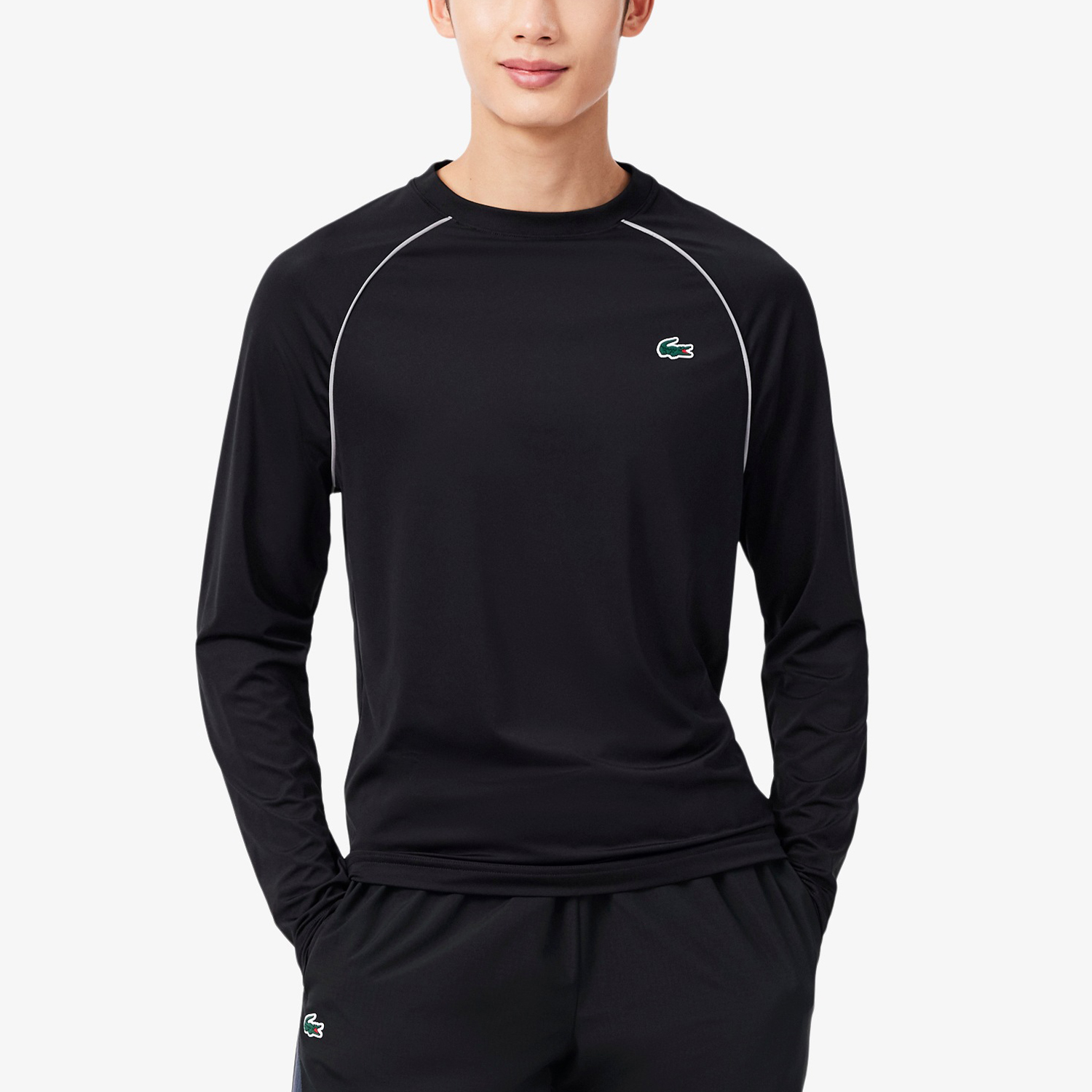 Lacoste Reflective Accent Camisa - Noir