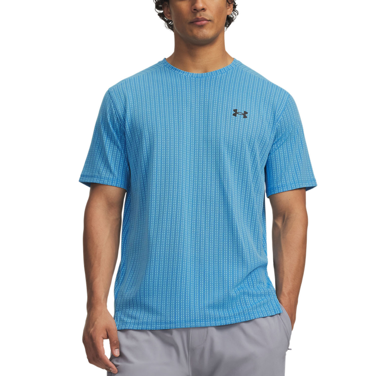 Under Armour Tech Vent Jacquard T-Shirt - Fresco Blue/Ultimate Black