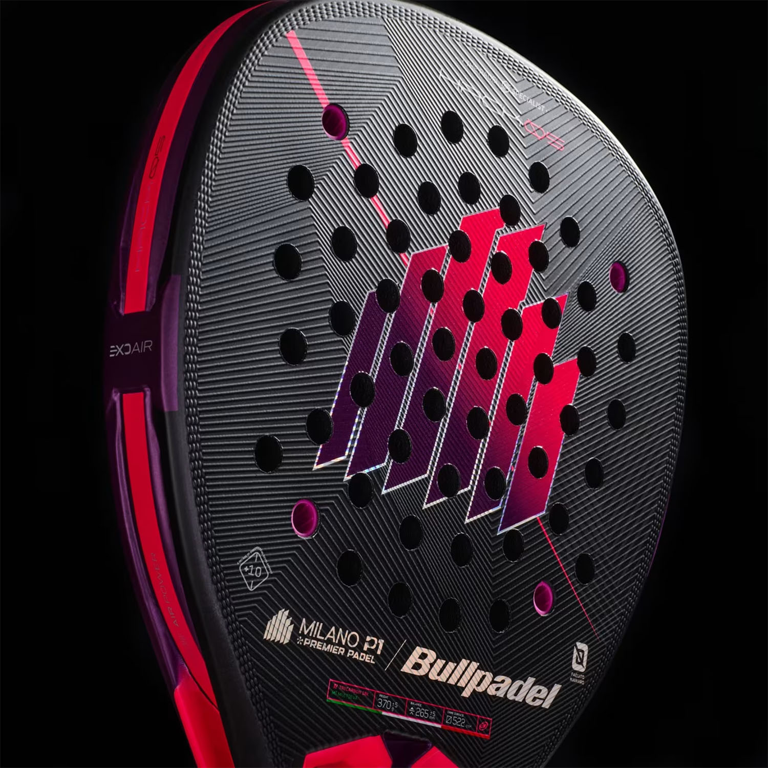 Bullpadel Hack 05 Milano Padel - Black/Purple