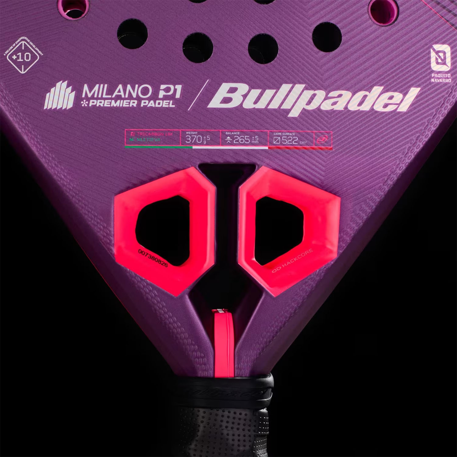 Bullpadel Hack 05 Milano Padel - Black/Purple
