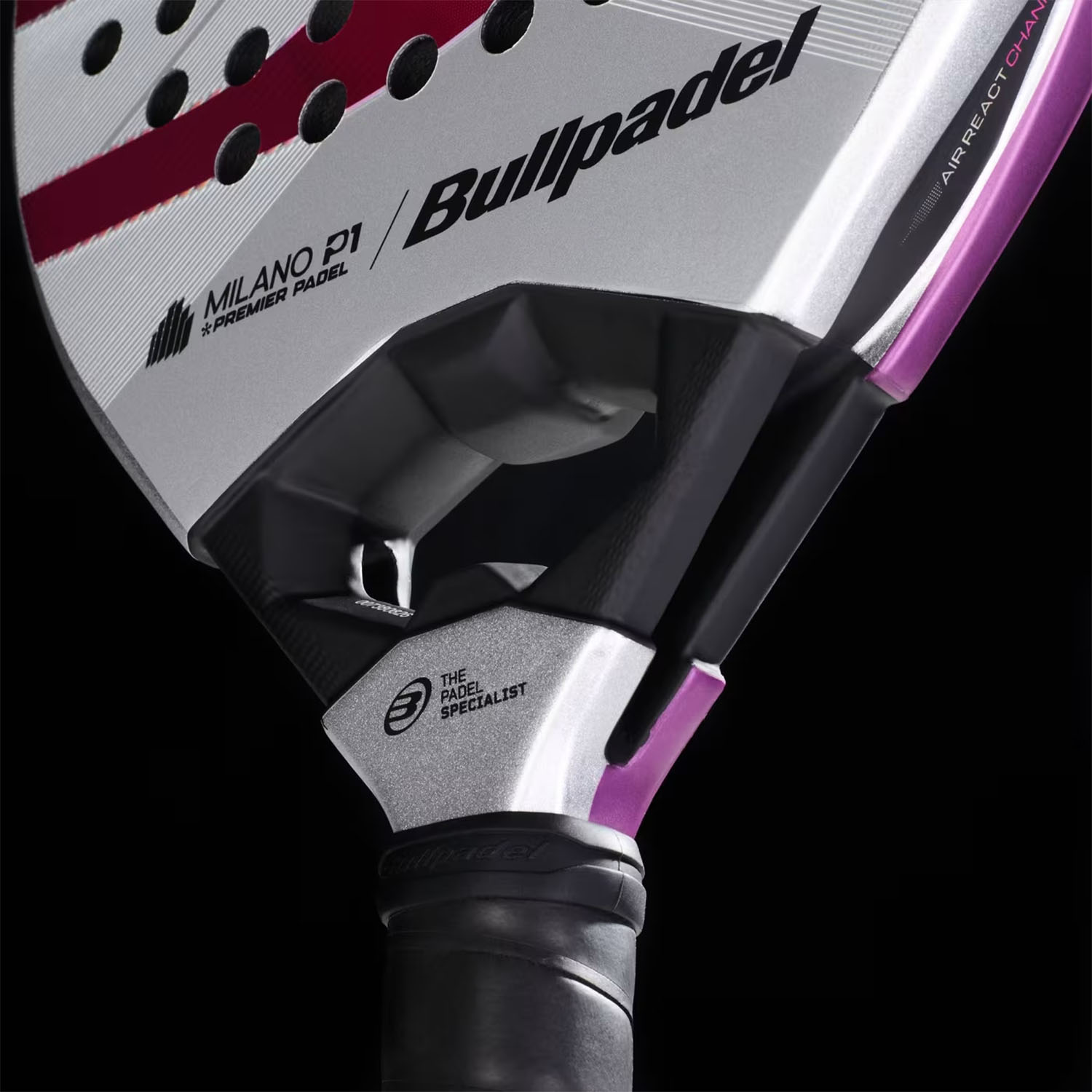 Bullpadel Elite 02 W Milano Padel - Purple/Silver