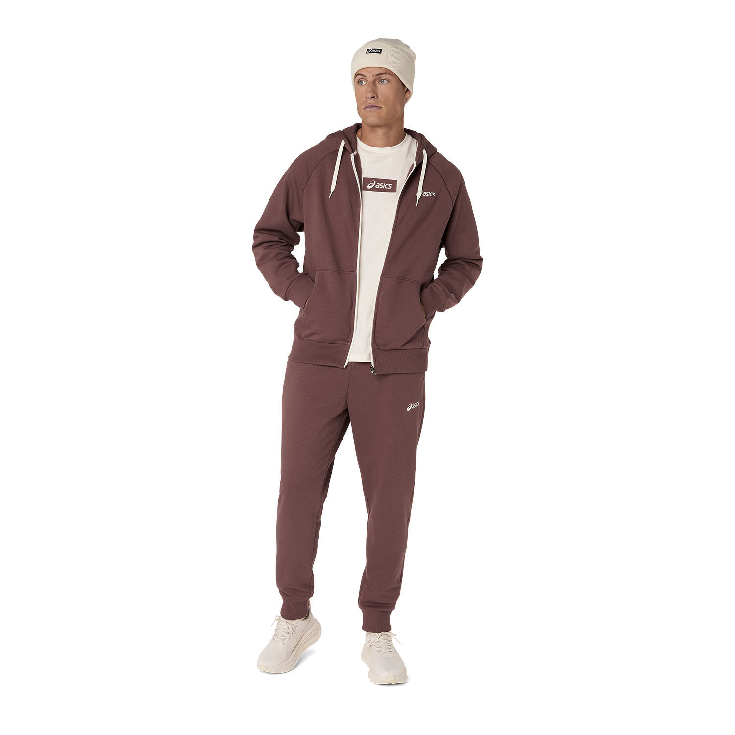 ASICS Logo Fleece Pantaloni - Rusted Rock