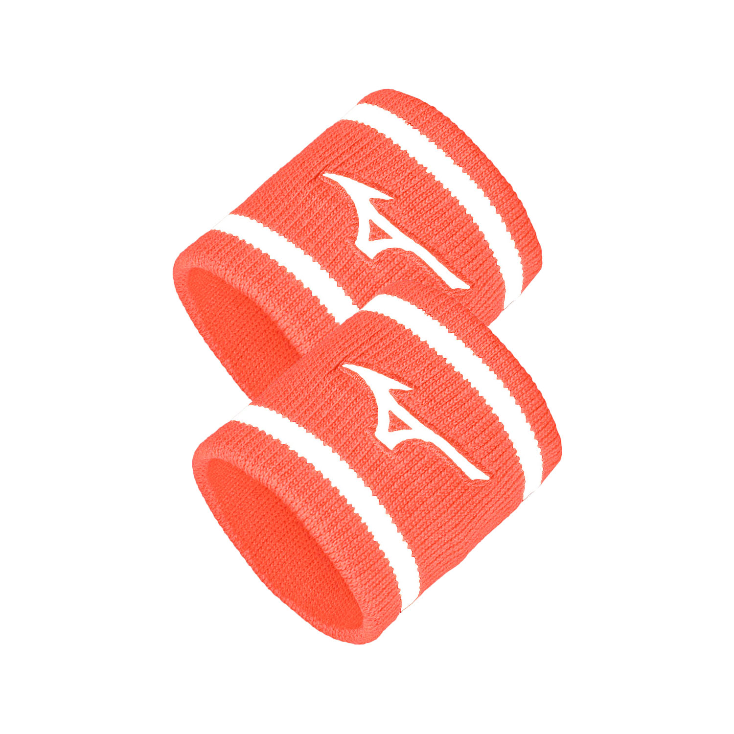 Mizuno Logo Polsini Corti - Lava Orange