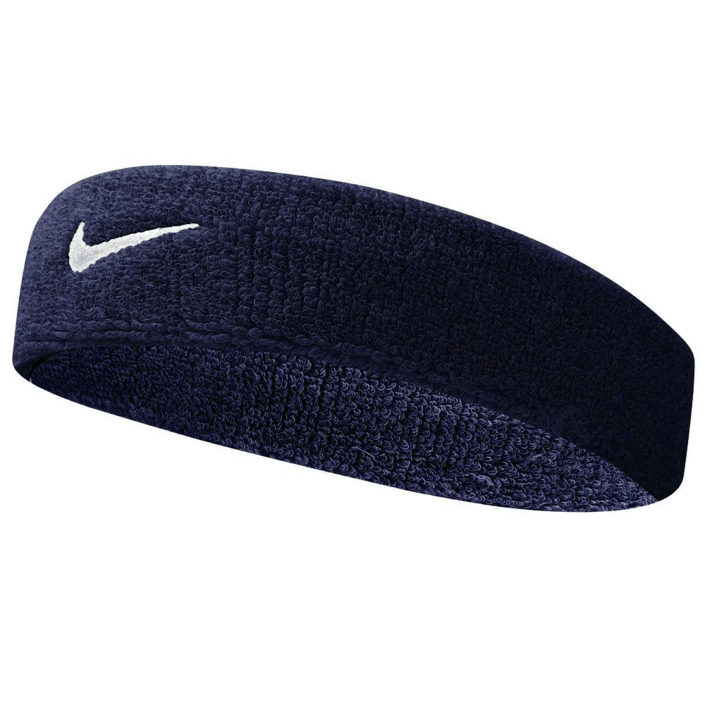 Nike Swoosh Headband - Obsidian/White