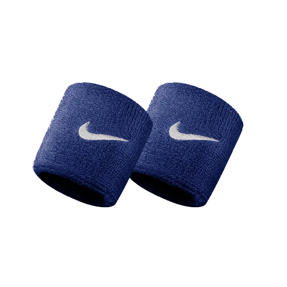 Nike Swoosh Small Wristbands - Royal/White