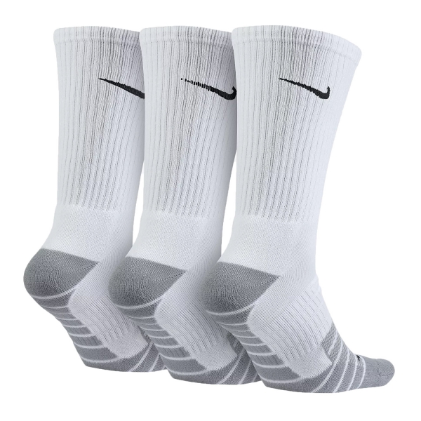Nike Dry Cushion Crew x 3 Calcetines - White/Grey