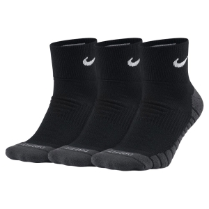 Calcetines Padel Nike Dry Cushion Quarter x 3 Calcetines  Black/Grey SX5549010