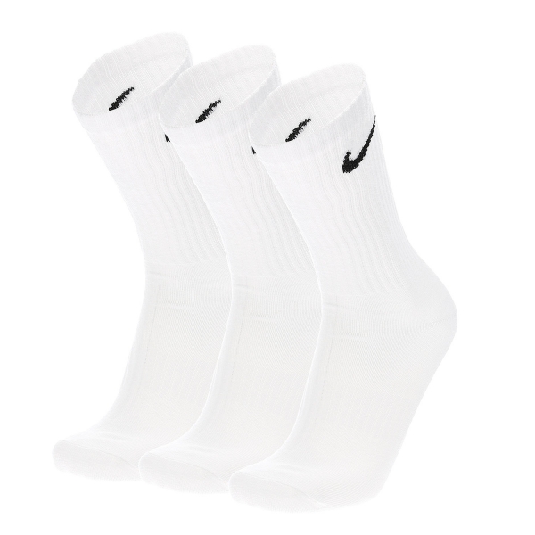 Calze Padel Nike Everyday Lightweight Crew x 3 Calze  White SX7676100