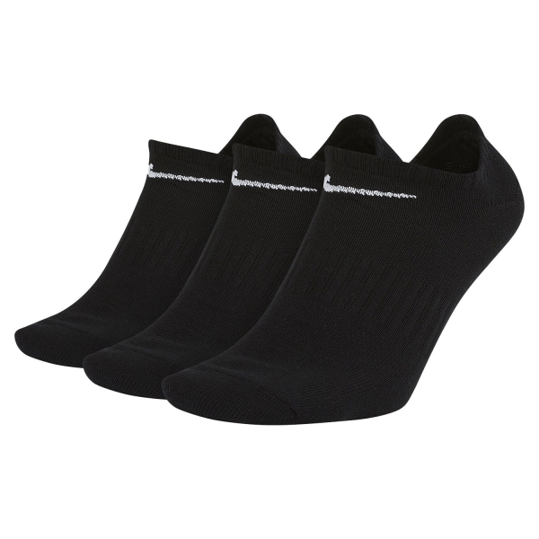 Padel Socks Nike Everyday Lightweight x 3 Socks  Black/White SX7678010