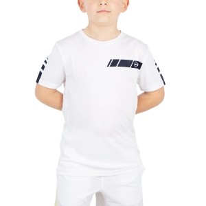  Dunlop Dunlop Club Crew Camiseta Nino  White/Navy  White/Navy 71391