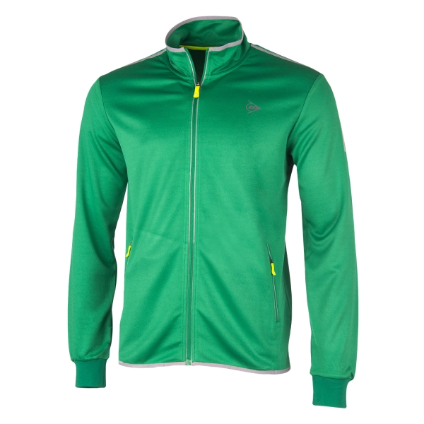 Chaqueta Padel Hombre Dunlop Club Knitted Jacket  Green/Silver 71349