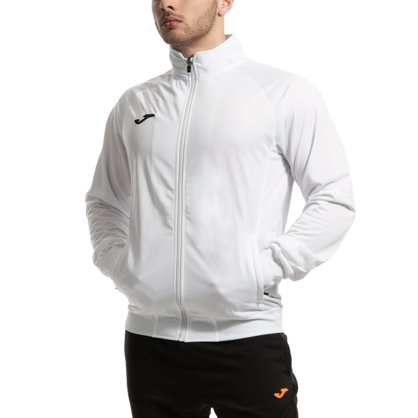 Chaqueta Padel Hombre Joma Gala Sudadera  White/Black 100086.200