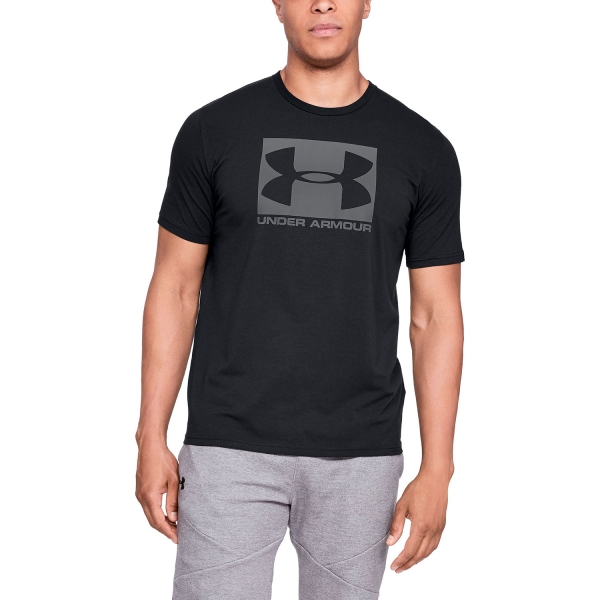 Camiseta Padel Hombre Under Armour Boxed Sportstyle Camiseta  Black/Grey 13295810001